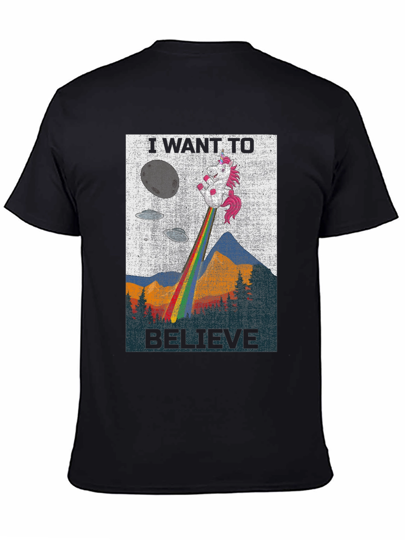 I Want to Believe Unicorn T-Shirt