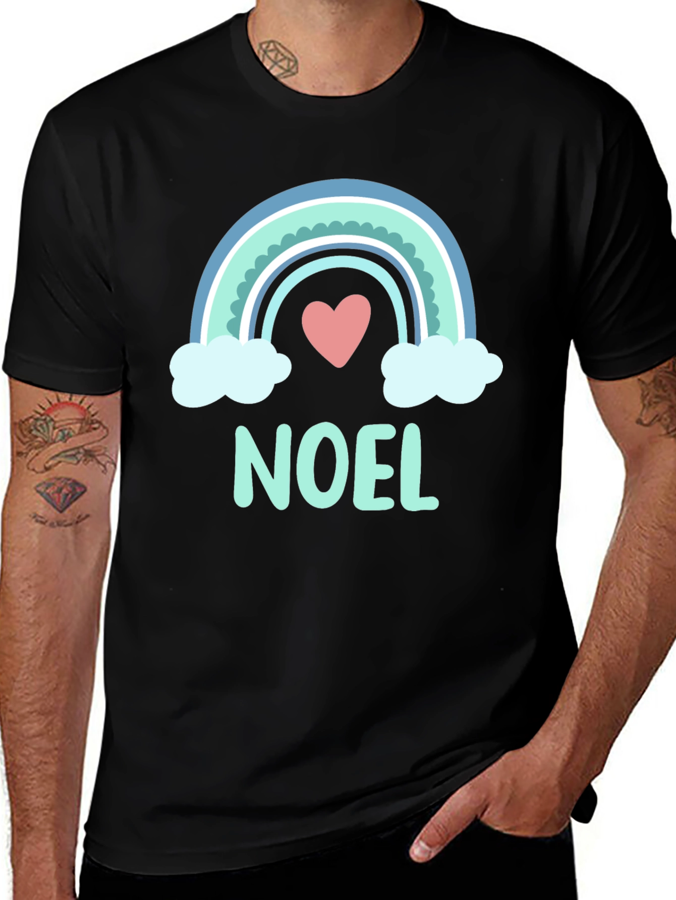 Noel Rainbow Heart T-Shirt