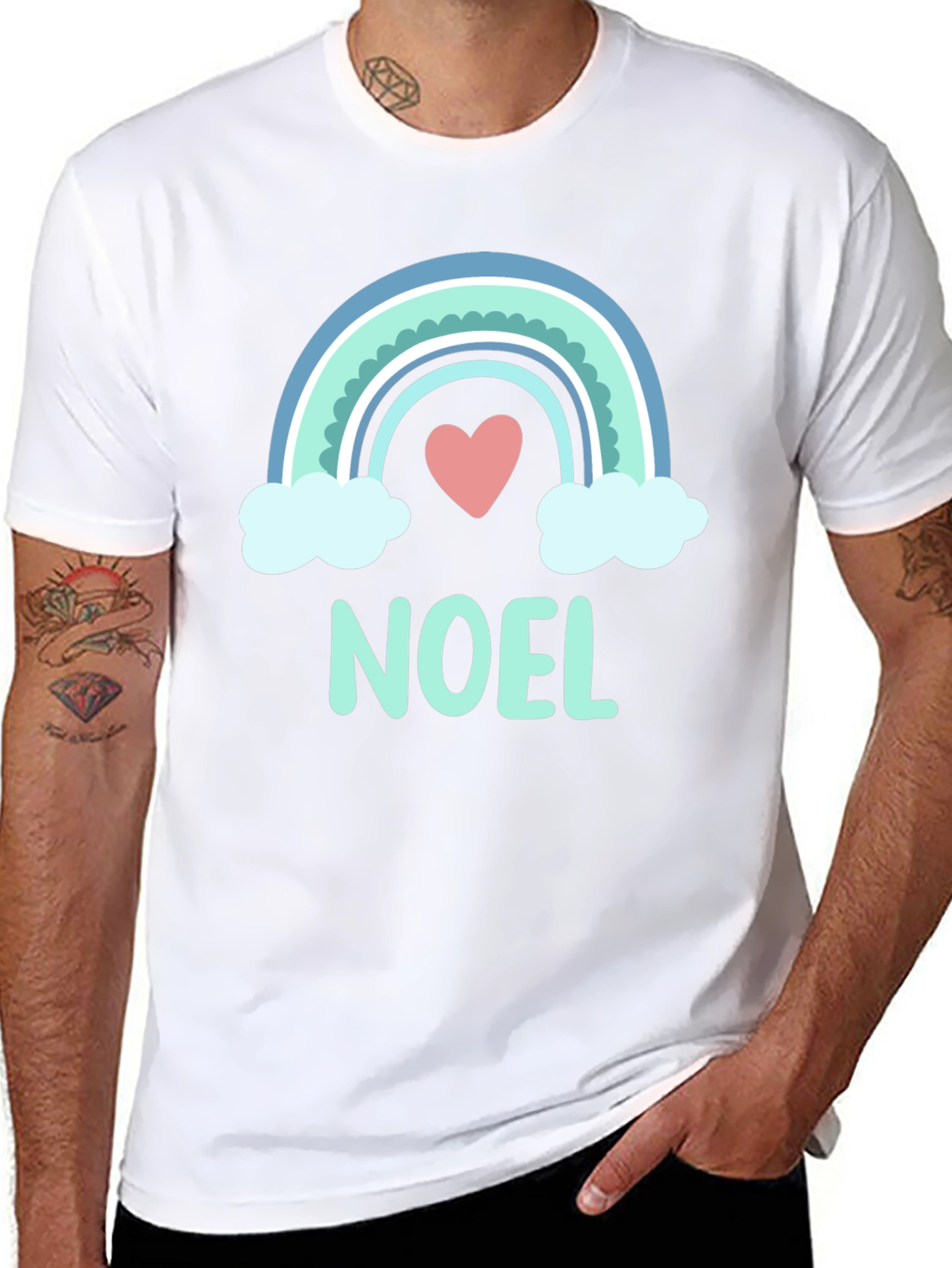 Noel Rainbow Heart T-Shirt