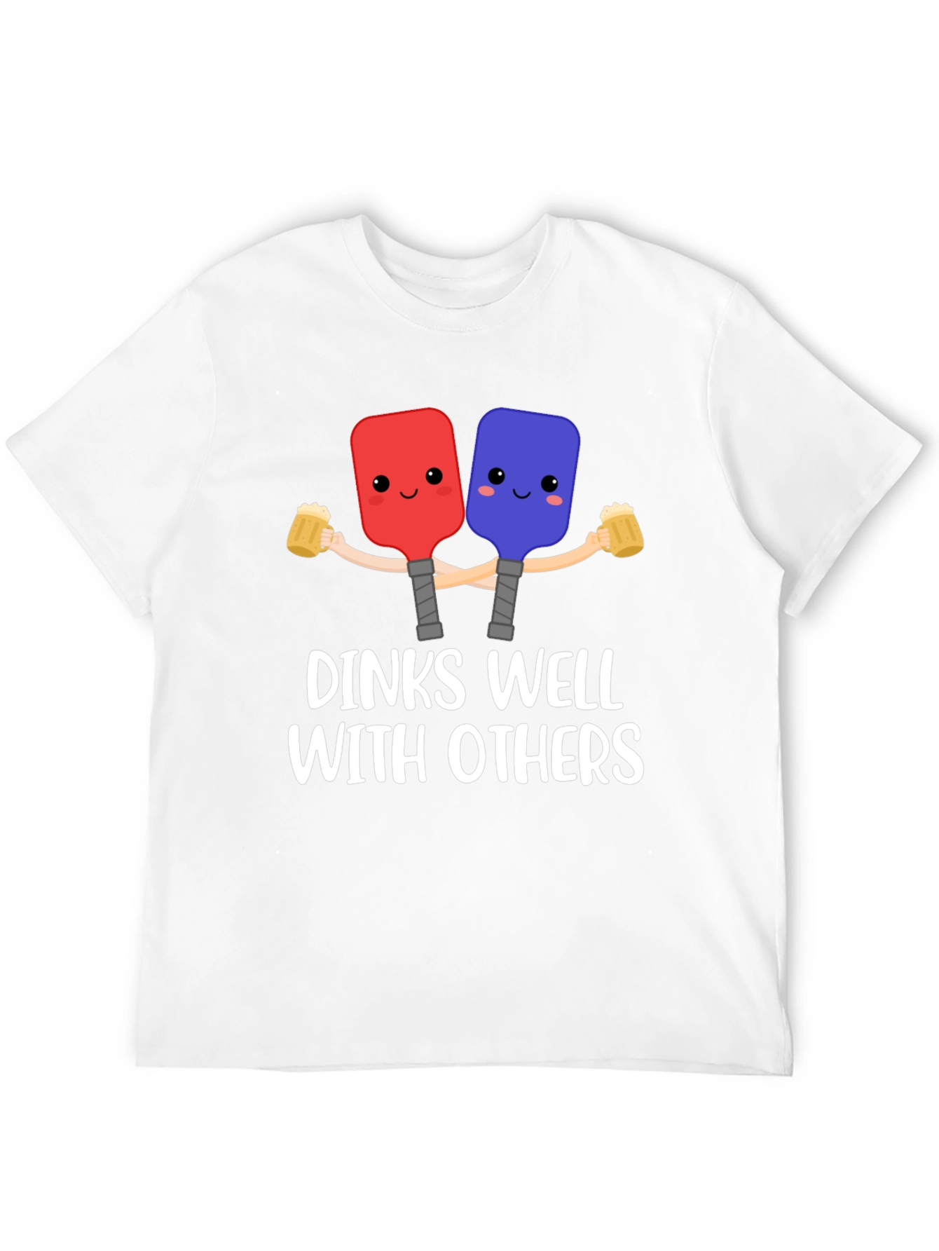 Dinks Well With Others Pickleball T-Shirt