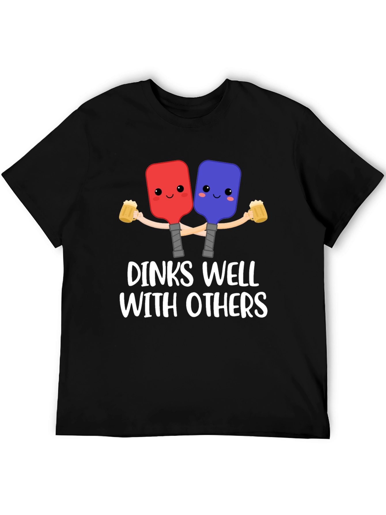 Dinks Well With Others Pickleball T-Shirt