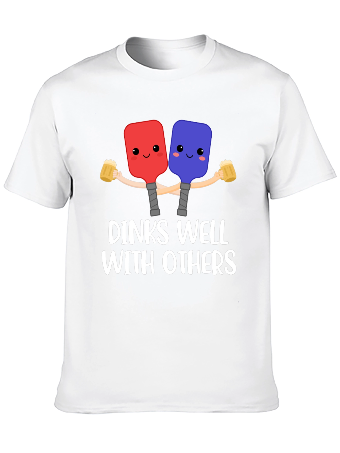 Dinks Well With Others Pickleball T-Shirt