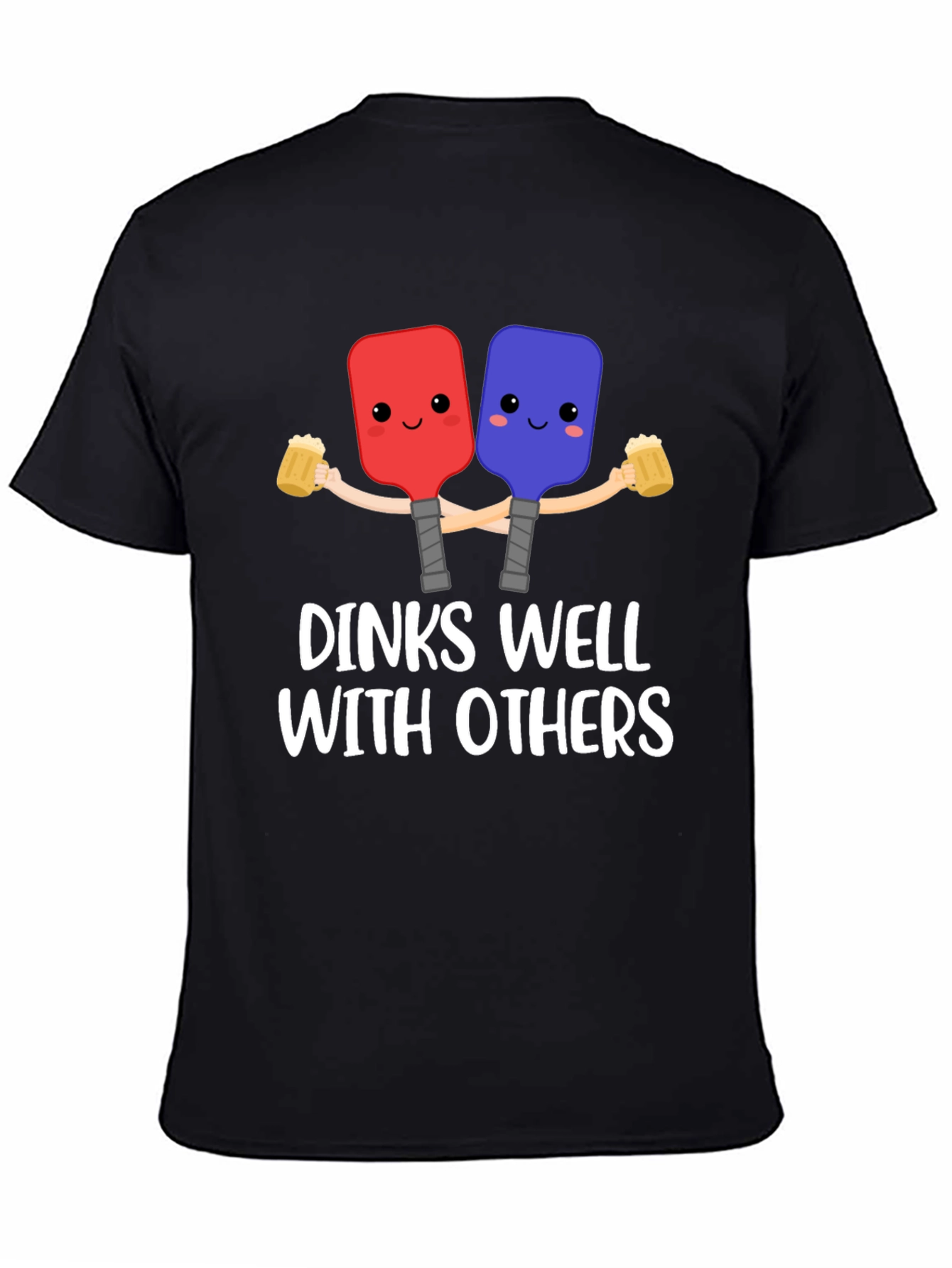 Dinks Well With Others Pickleball T-Shirt