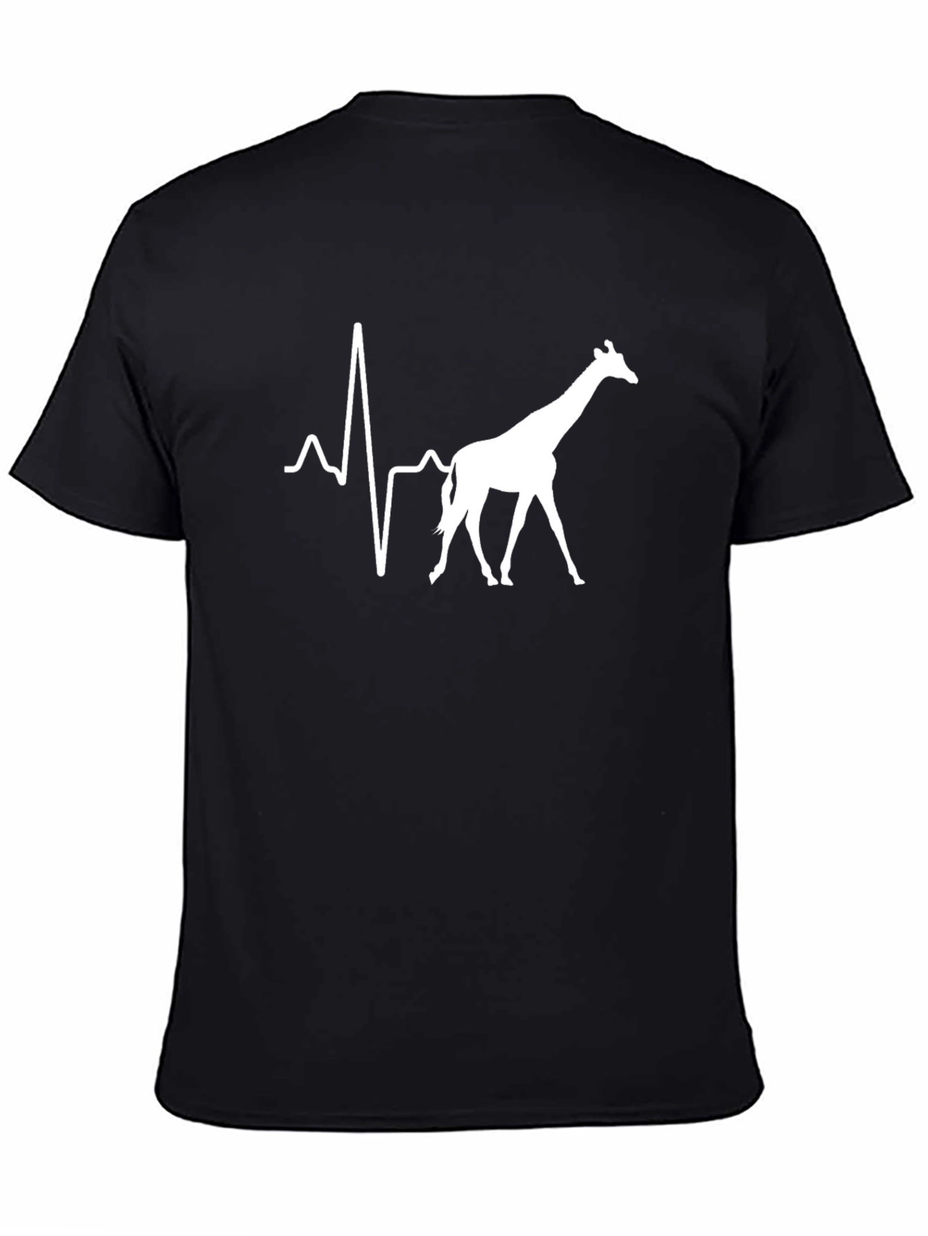 Giraffe Heartbeat Graphic T-Shirt