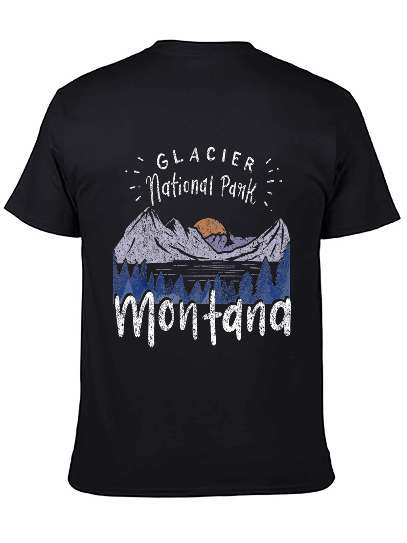 Glacier National Park Montana Graphic Tee