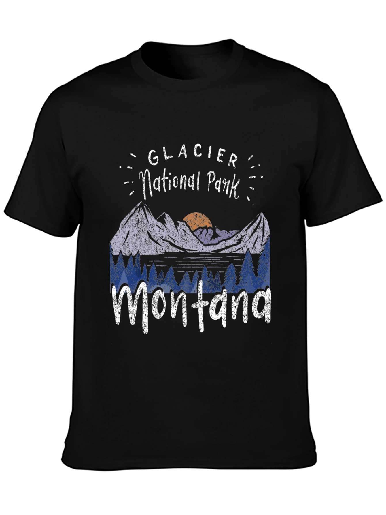 Glacier National Park Montana Graphic Tee