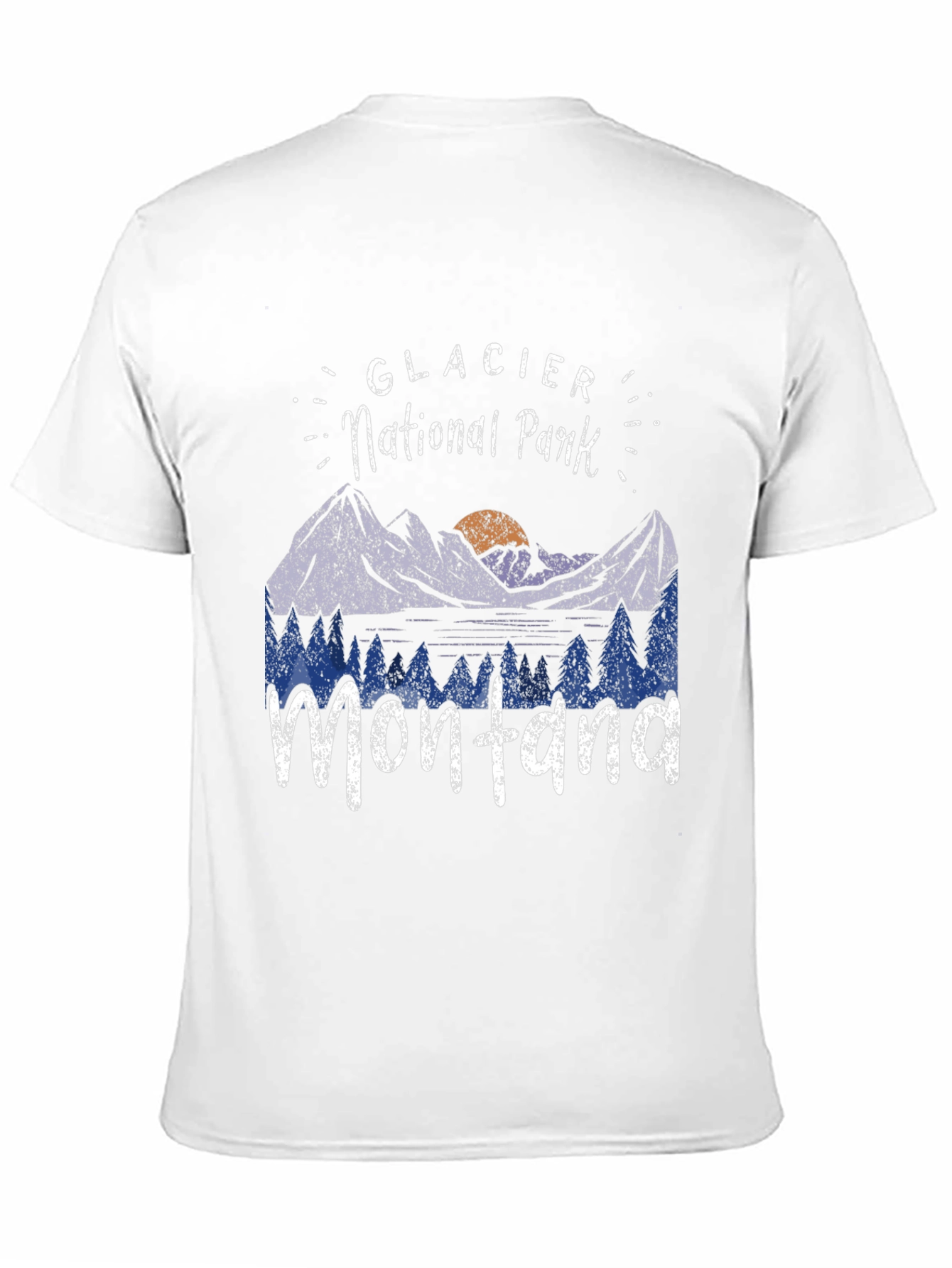 Glacier National Park Montana Graphic Tee