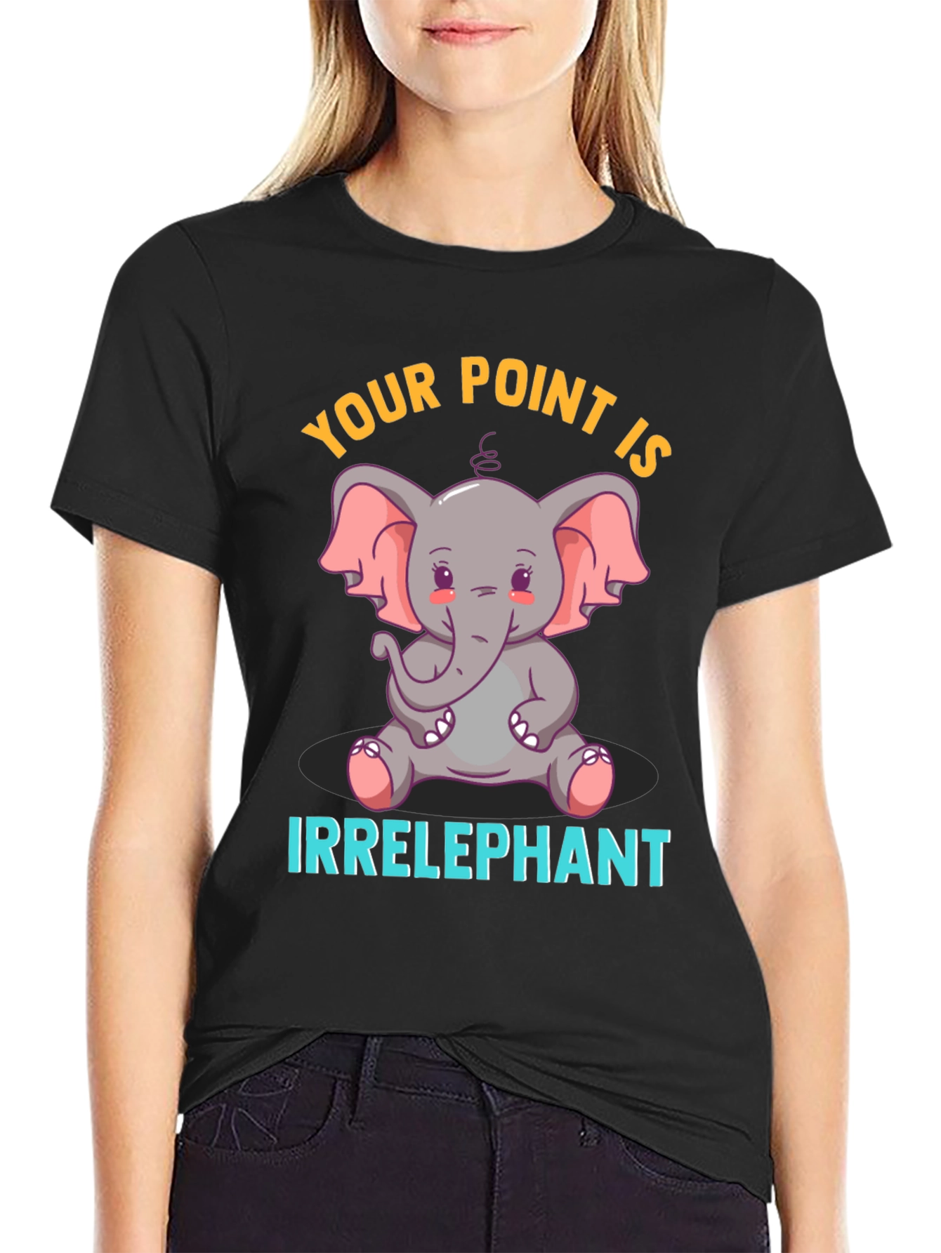 Irrelephant Humor Graphic T-Shirt