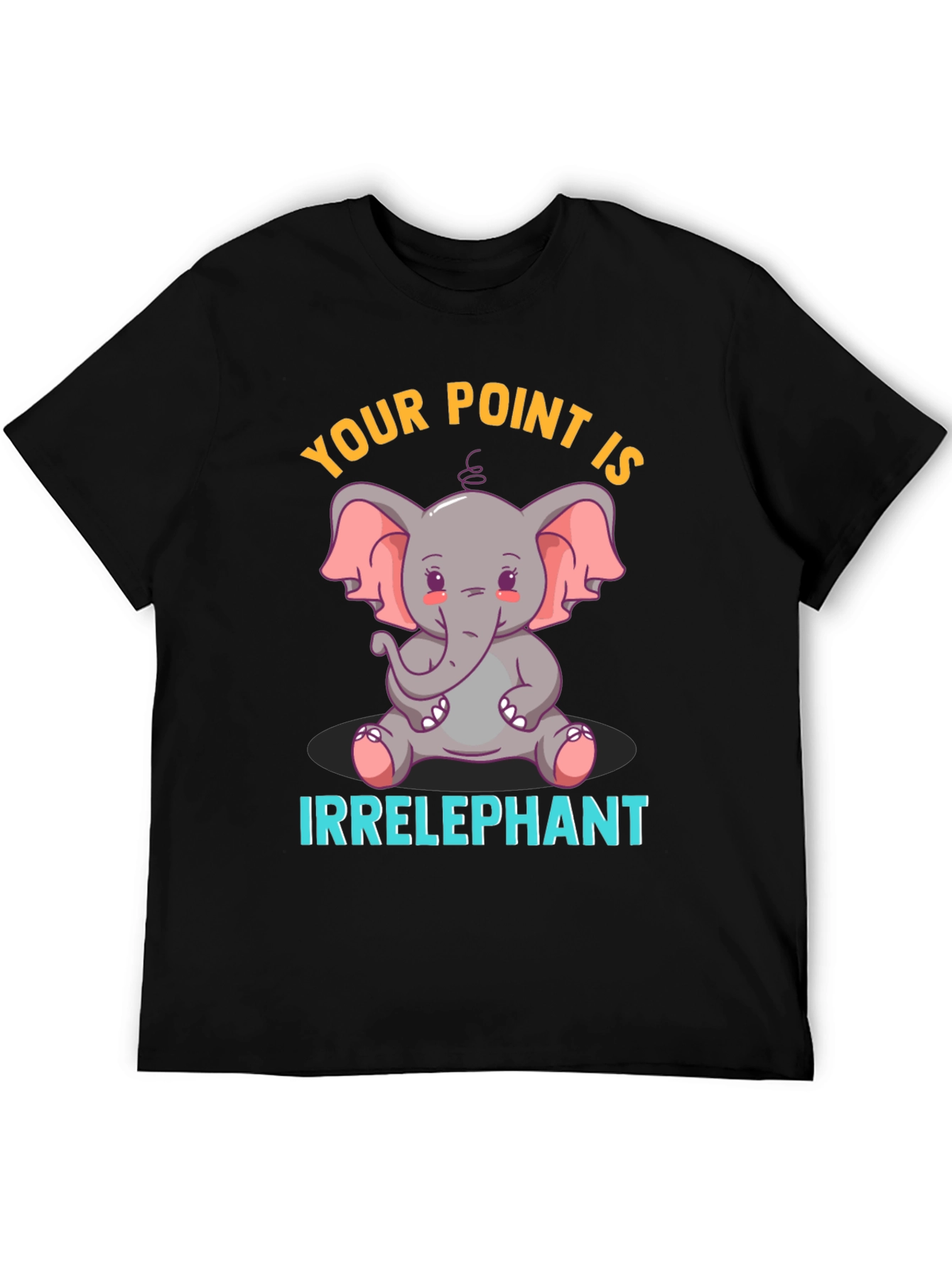Irrelephant Humor Graphic T-Shirt
