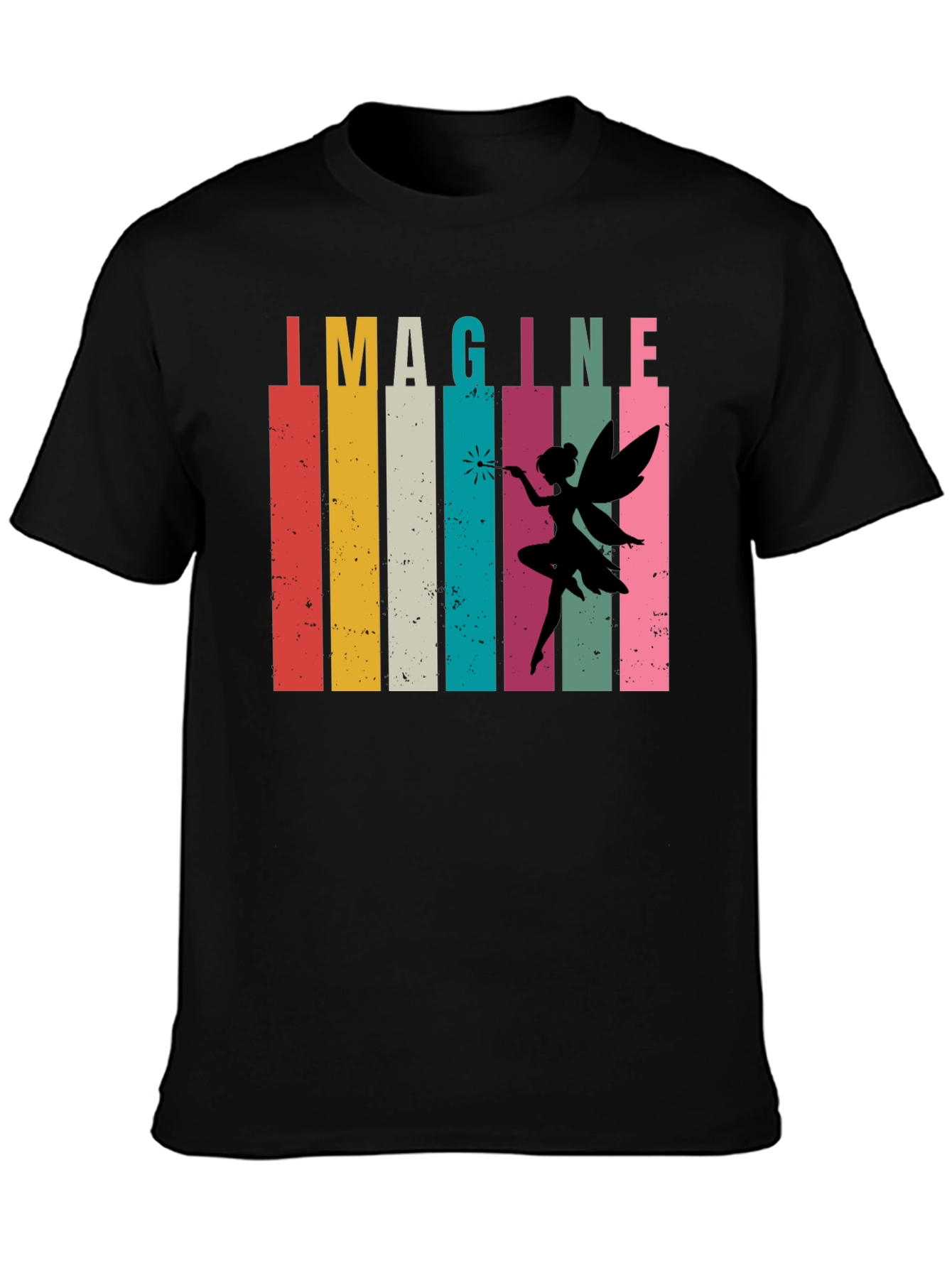 Imagine Fairy Graphic Tee - Retro Design T-Shirt