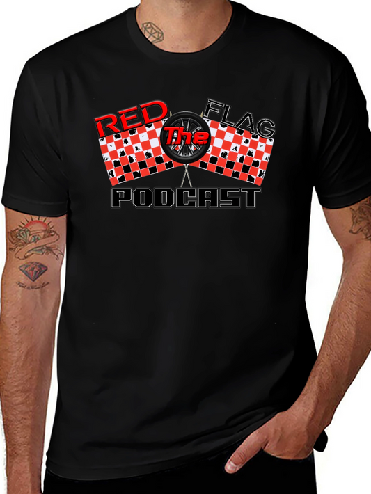 Red Flag Podcast Black T-Shirt