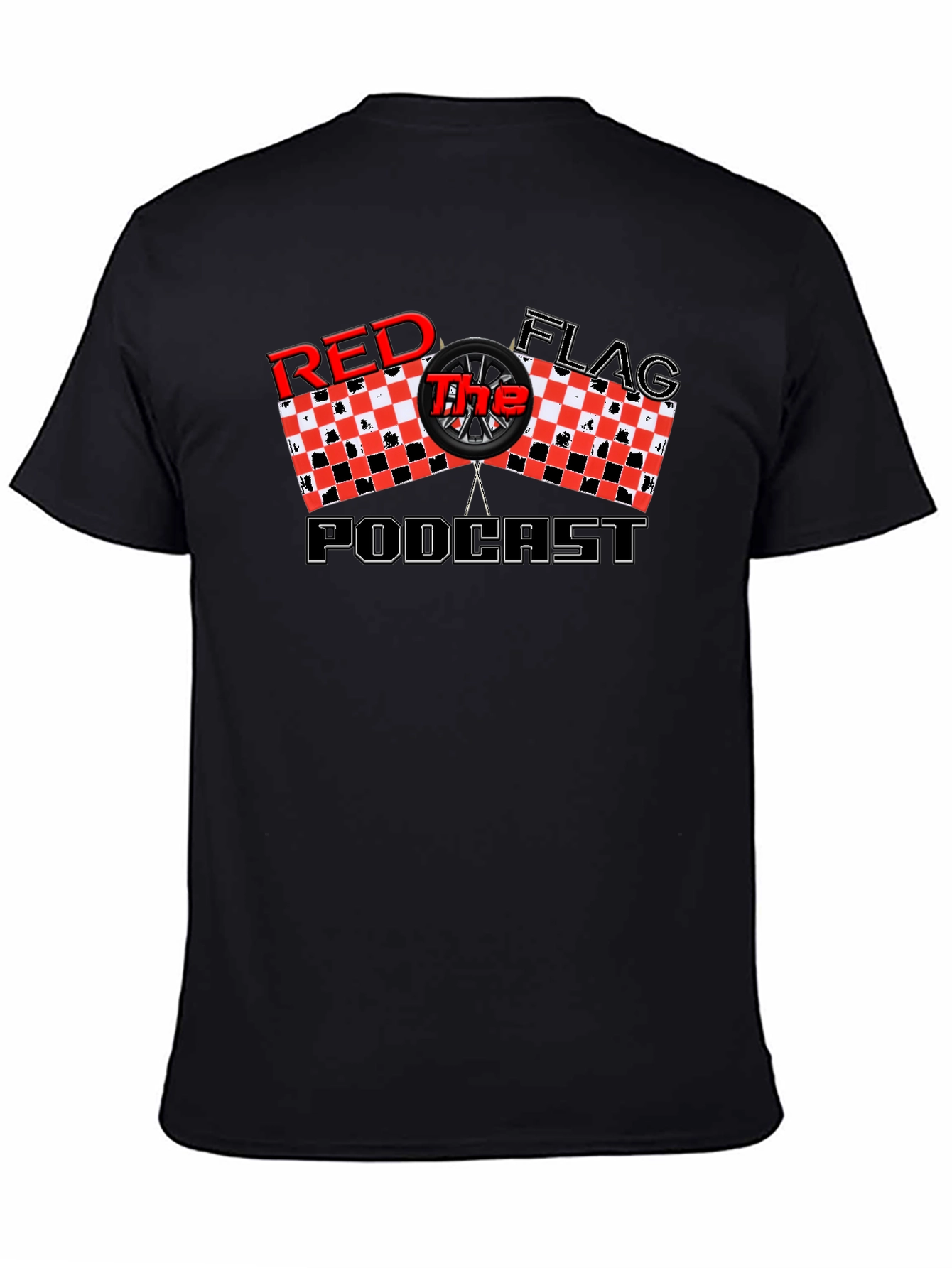 Red Flag Podcast Black T-Shirt