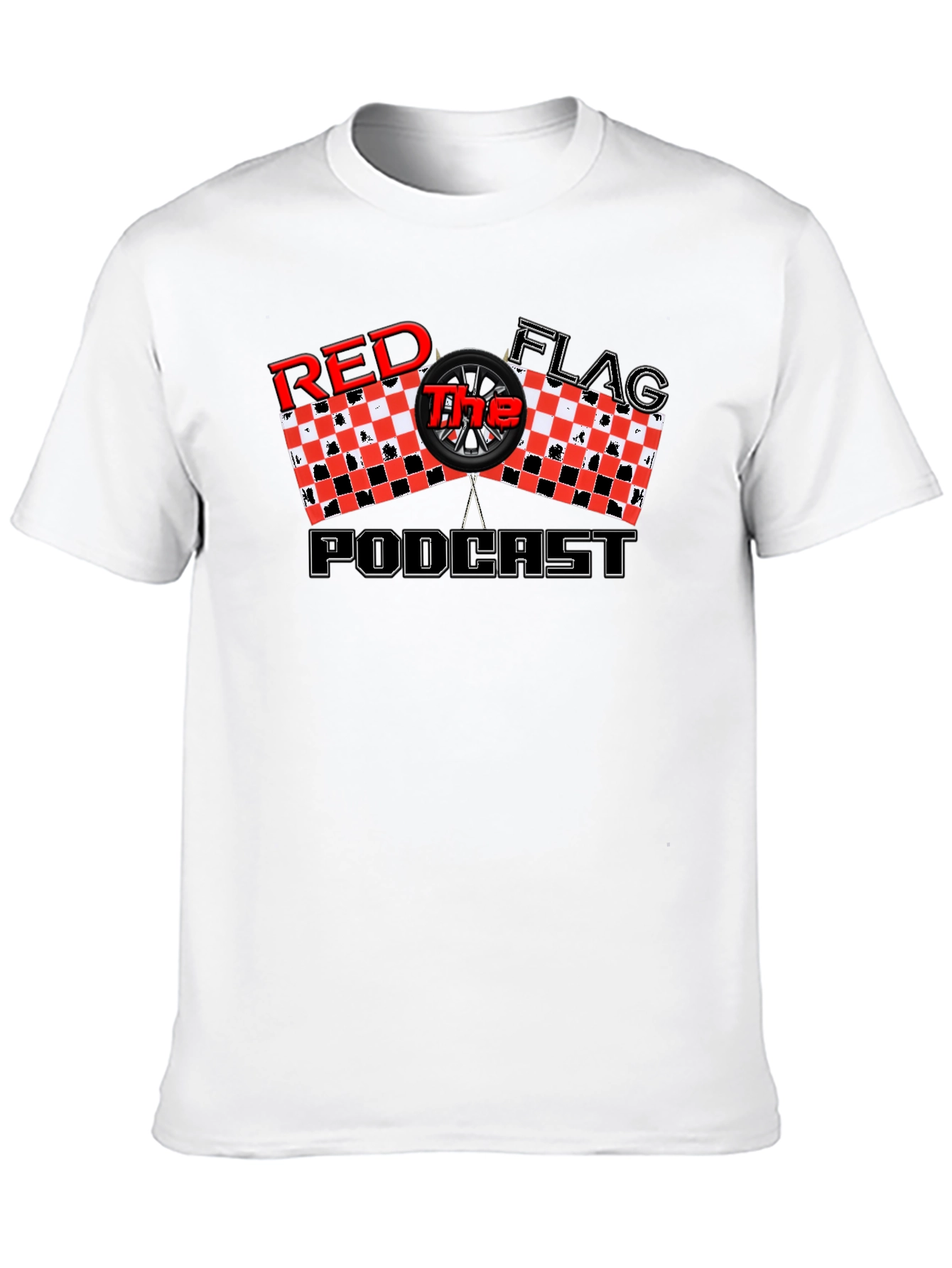 Red Flag Podcast Black T-Shirt