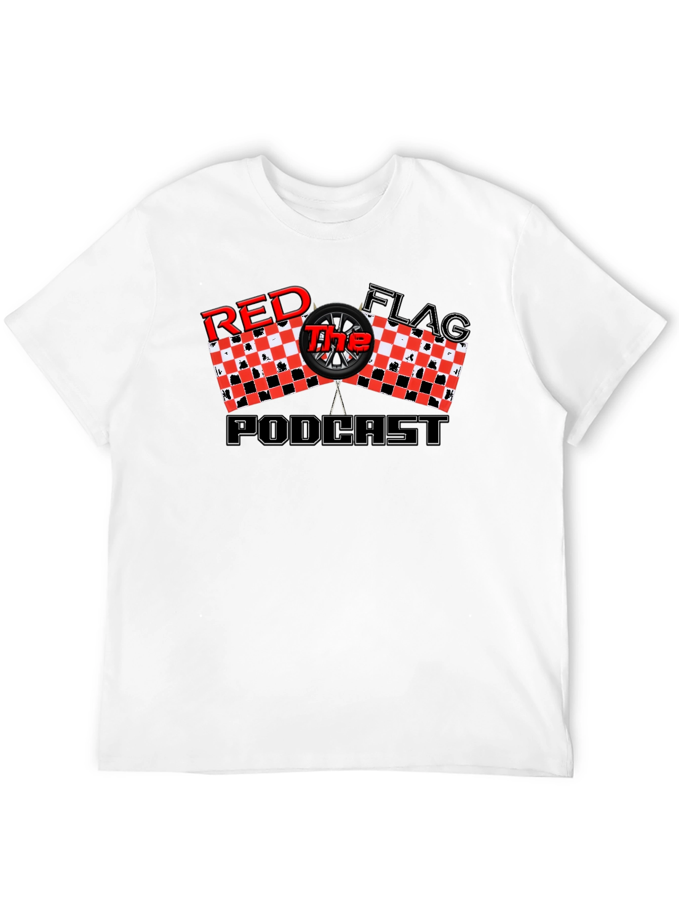 Red Flag Podcast Black T-Shirt