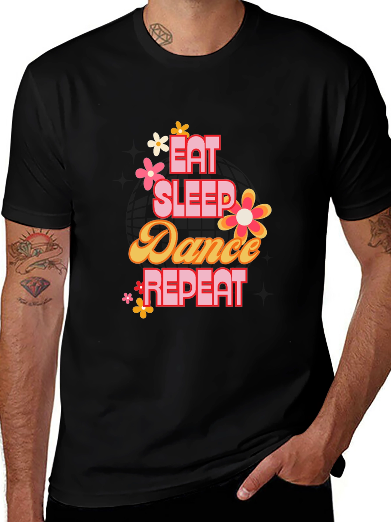 Eat Sleep Dance Repeat Graphic Tee