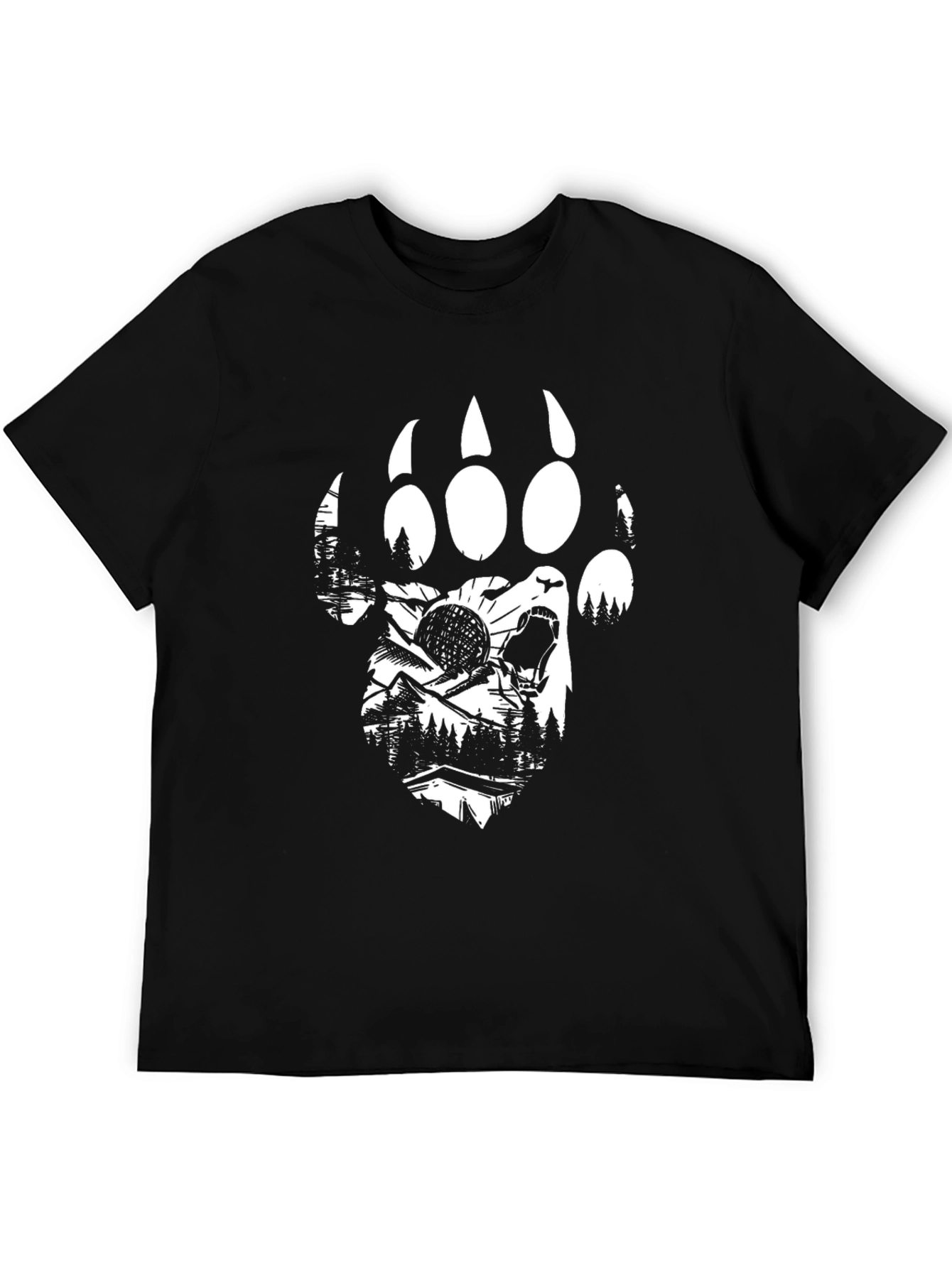 Bear Paw Graphic T-Shirt