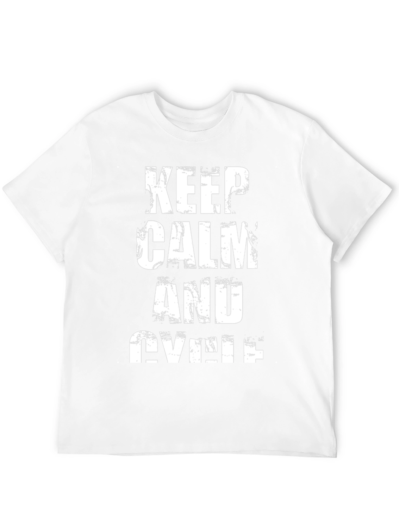 Keep Calm and Cycle Black T-Shirt