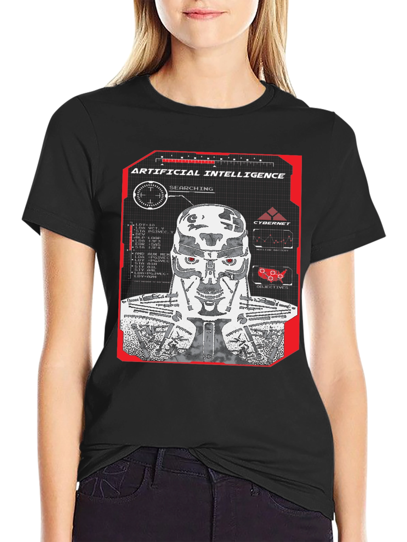 Artificial Intelligence T-Shirt - Cybernet Robot Design