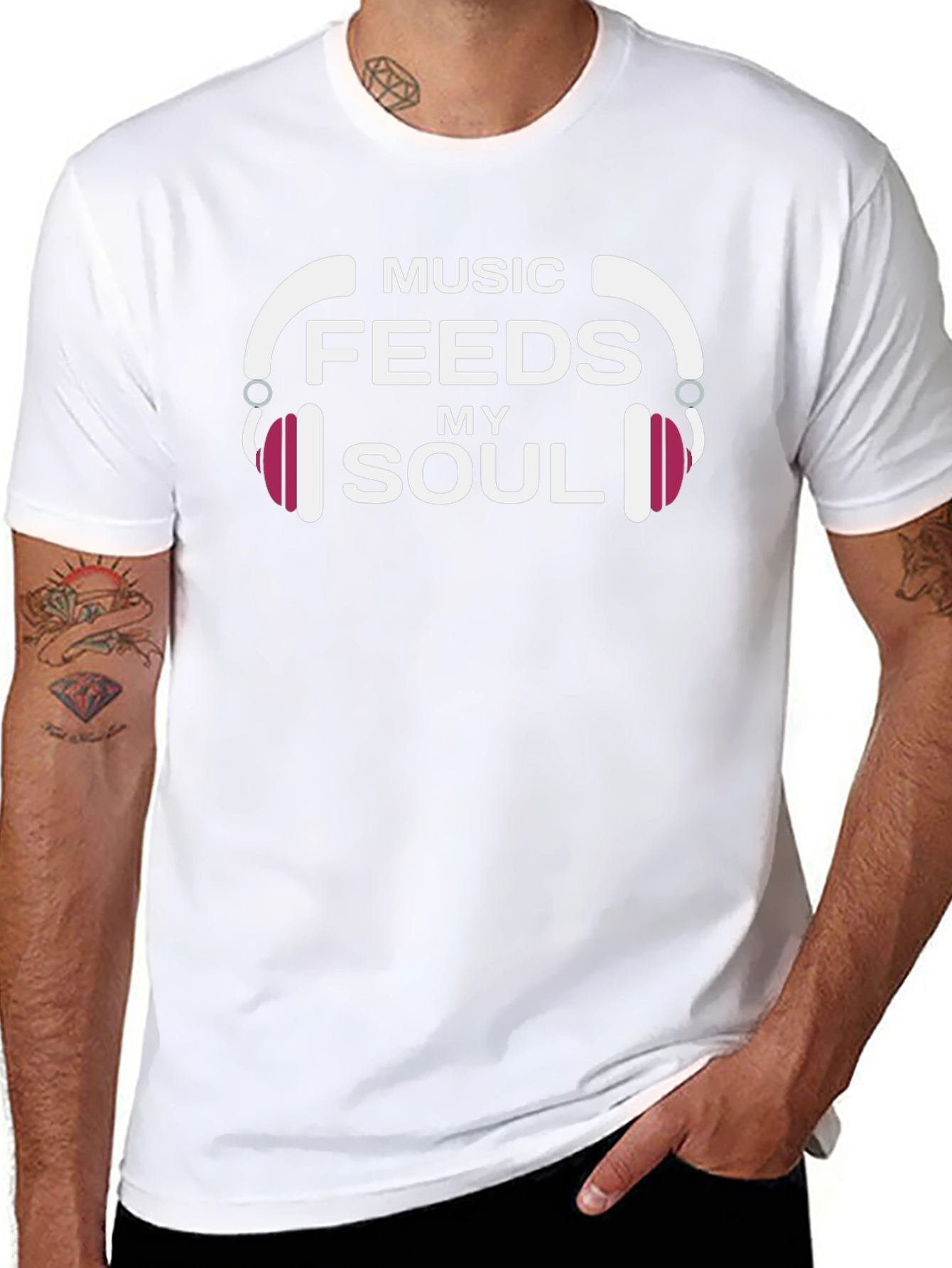 Music Feeds My Soul Graphic Tee