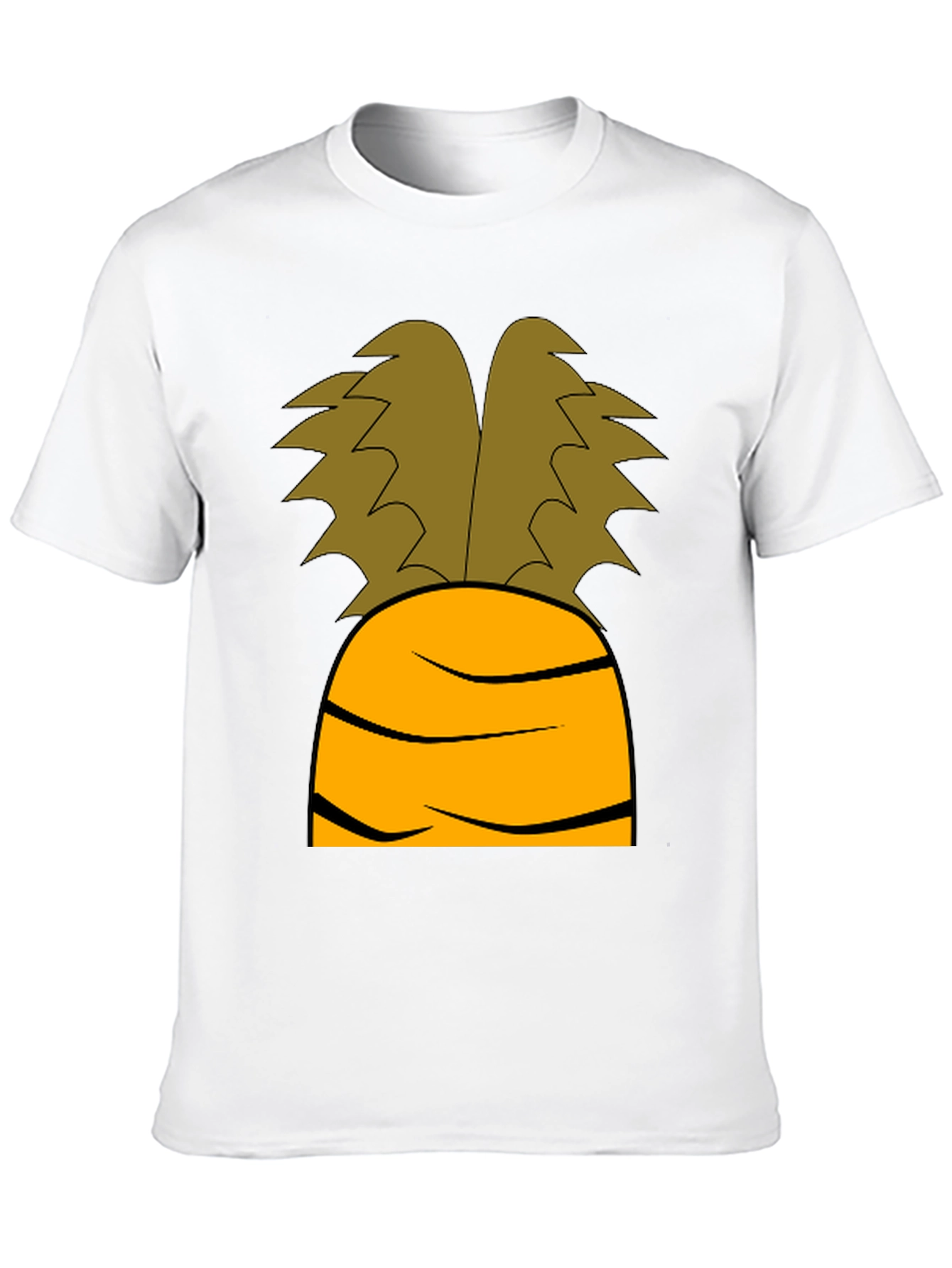 Carrot Graphic Black T-Shirt - Novelty Costume Tee
