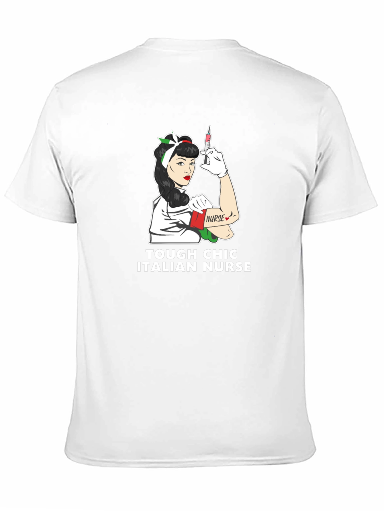 Tough Chic Italian Nurse Graphic Tee