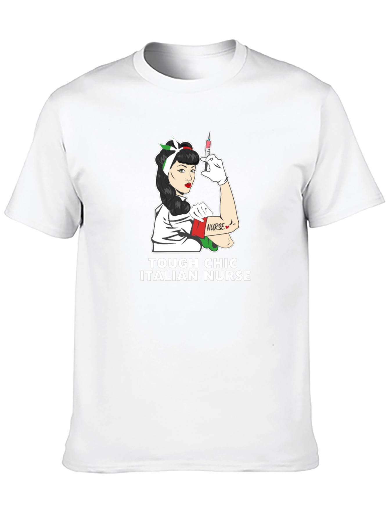 Tough Chic Italian Nurse Graphic Tee