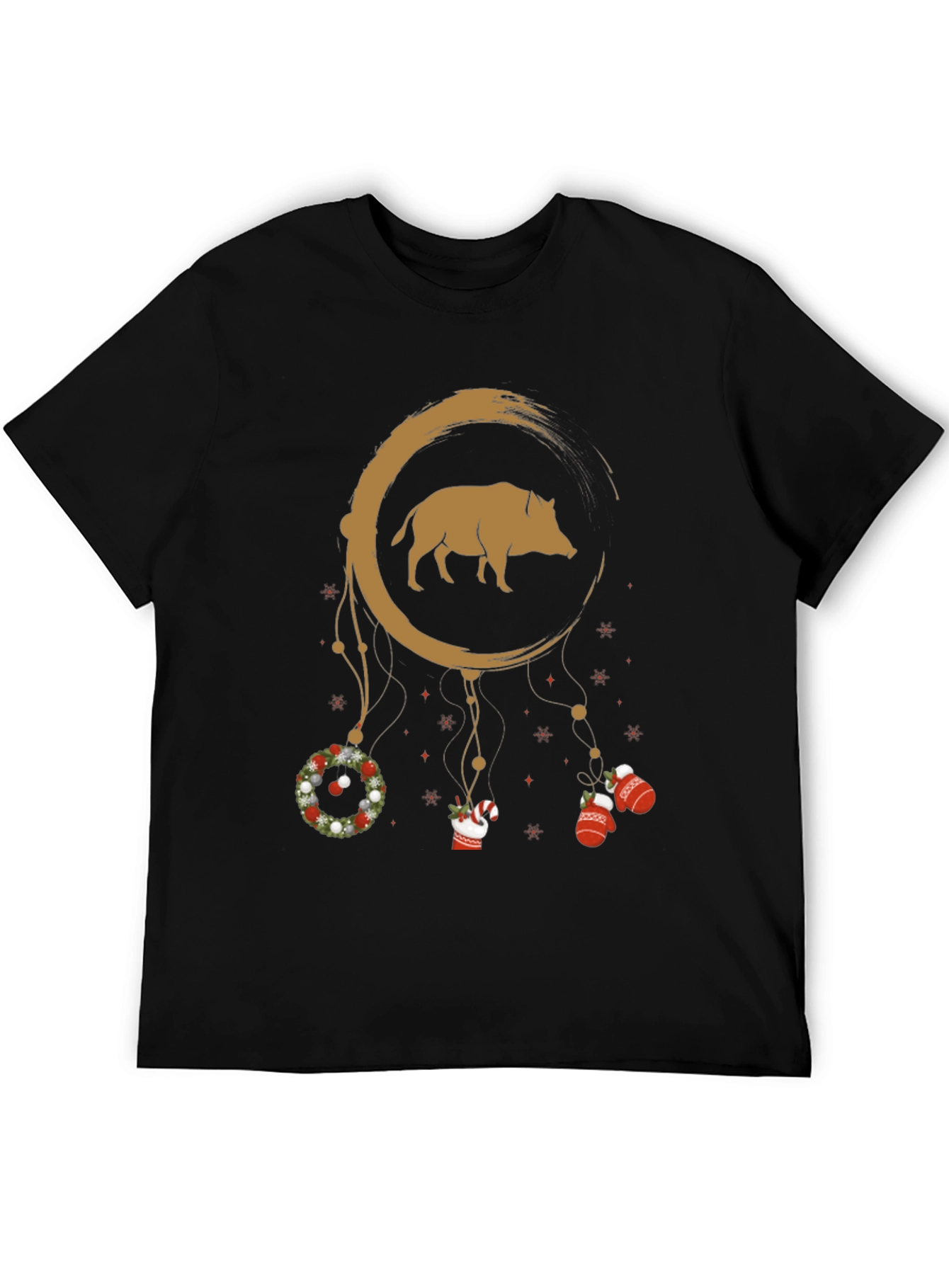 Boar Dreamcatcher Christmas T-Shirt