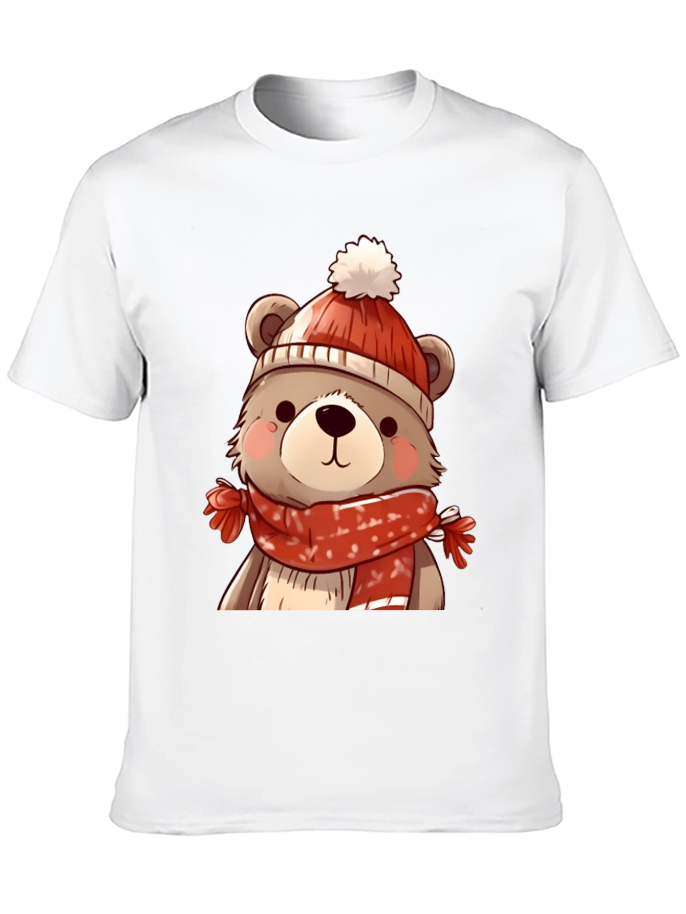 Winter Bear T-Shirt - Festive Holiday Style