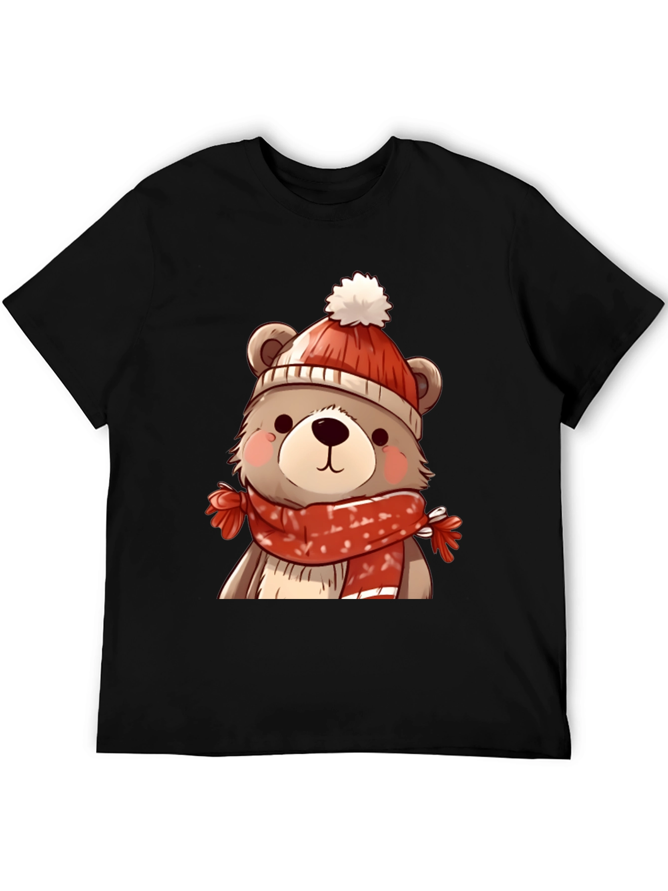Winter Bear T-Shirt - Festive Holiday Style