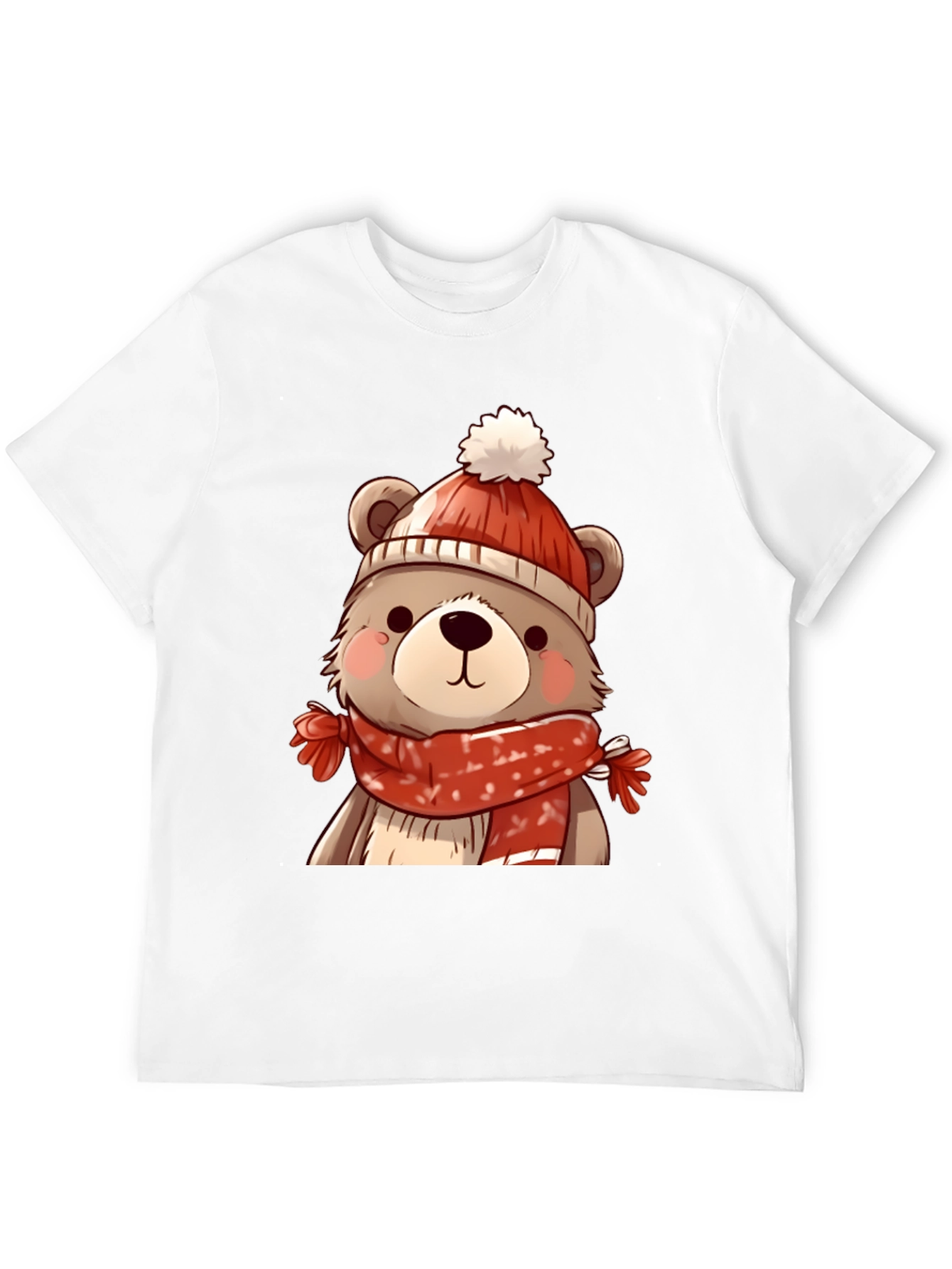 Winter Bear T-Shirt - Festive Holiday Style