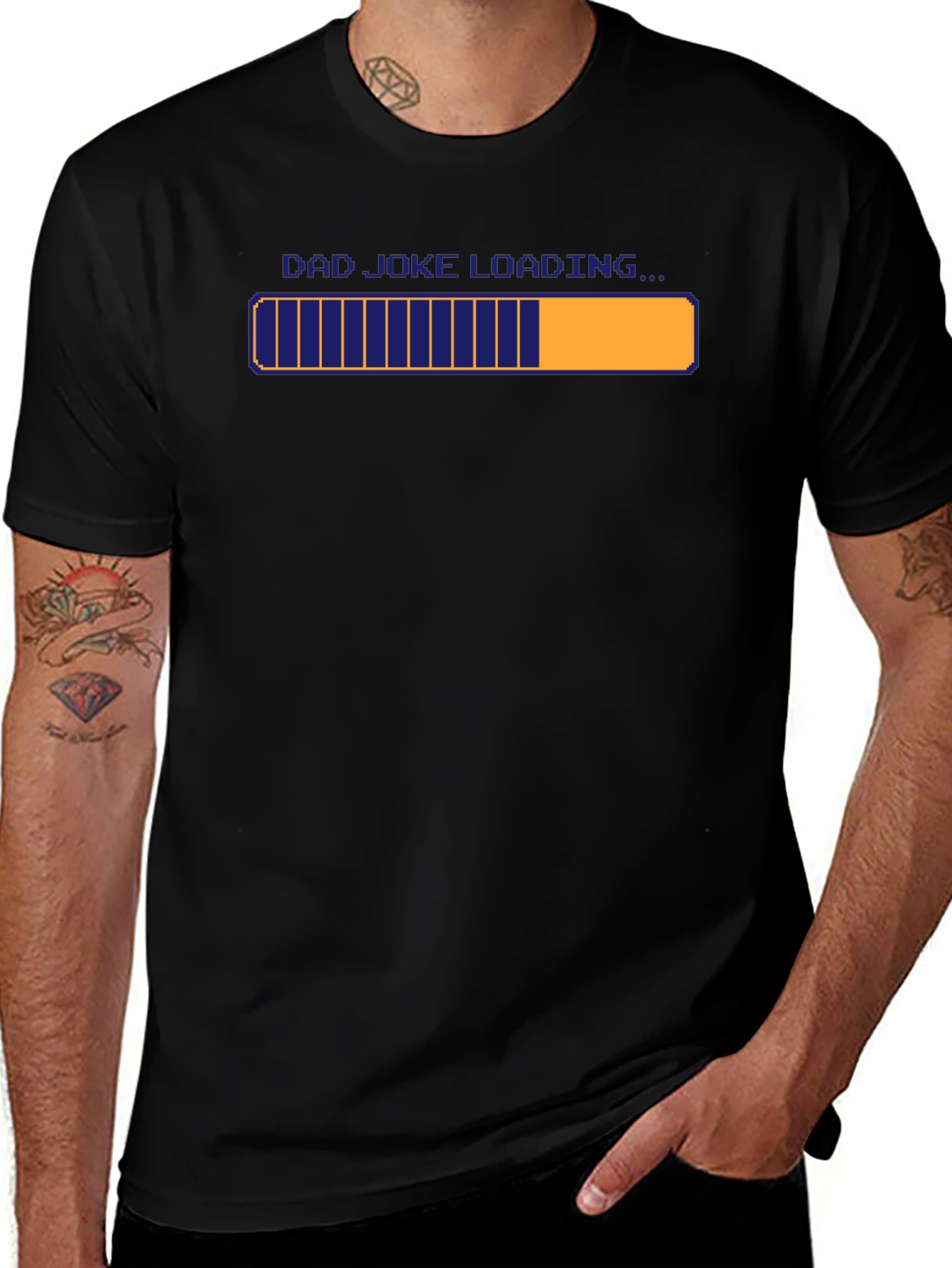Dad Joke Loading T-Shirt - Humorous Graphic Tee