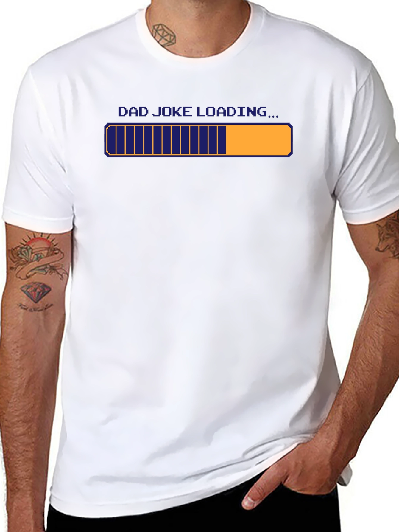 Dad Joke Loading T-Shirt - Humorous Graphic Tee