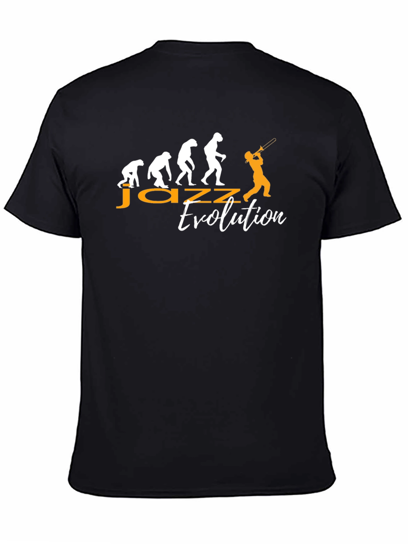 Jazz Evolution Graphic T-Shirt - Black