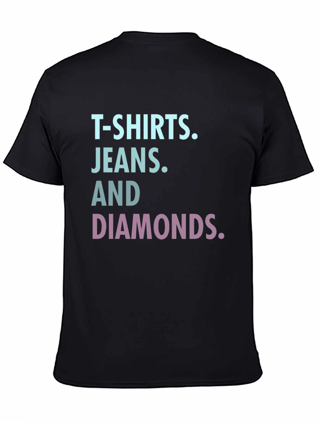 T-Shirts Jeans Diamonds Graphic Tee