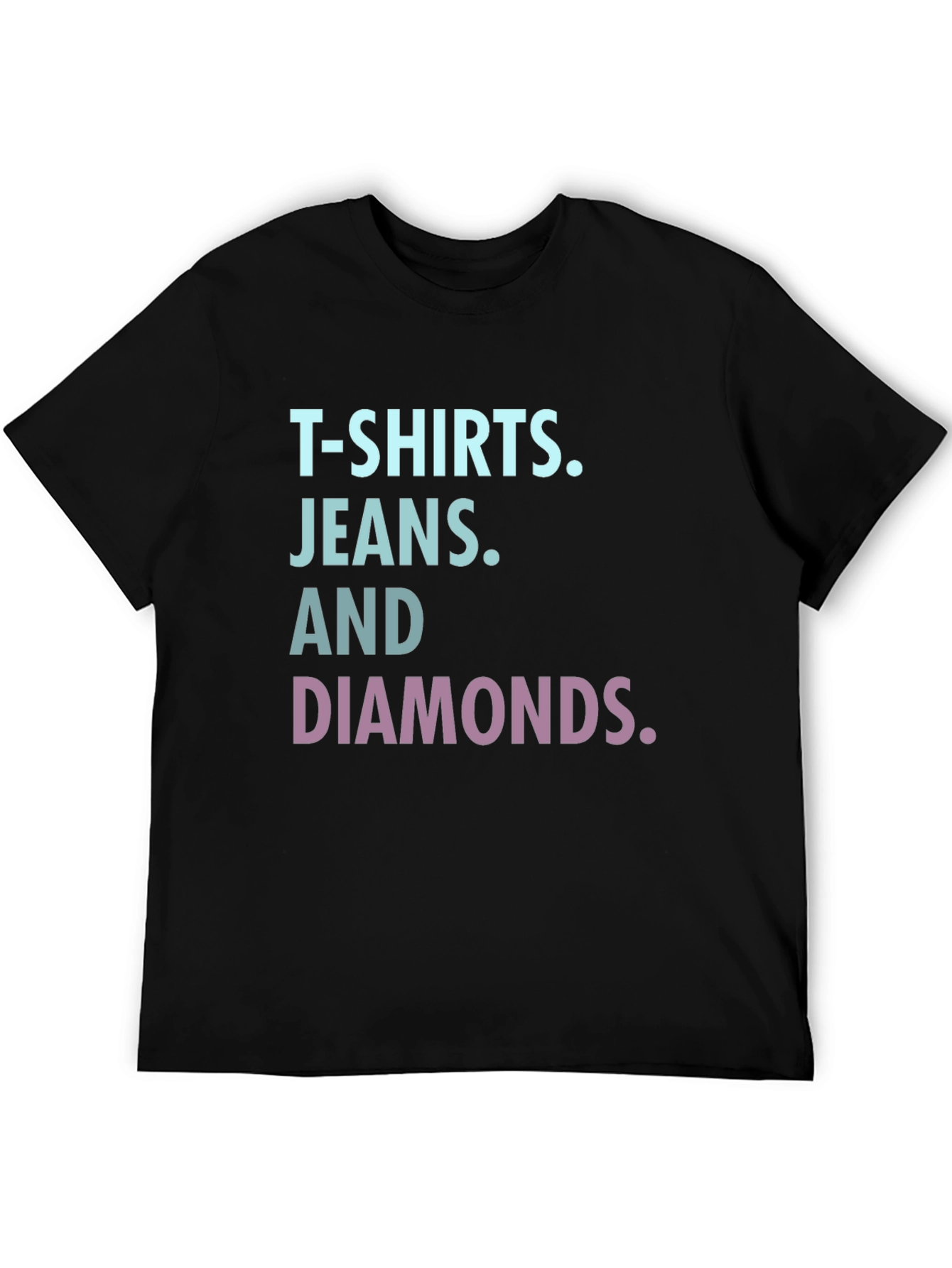 T-Shirts Jeans Diamonds Graphic Tee