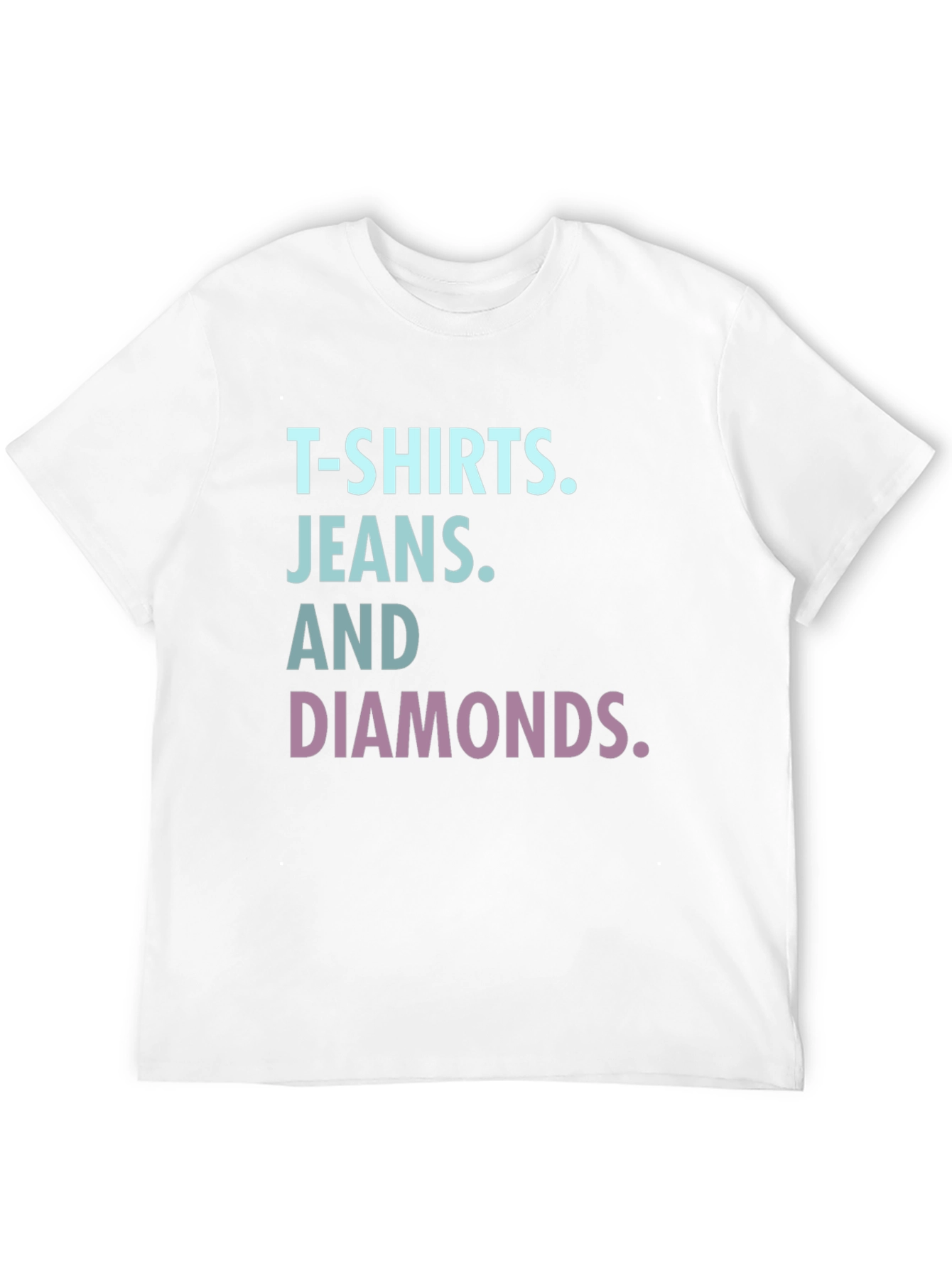 T-Shirts Jeans Diamonds Graphic Tee