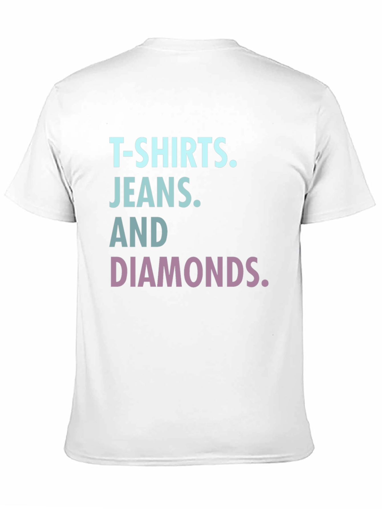 T-Shirts Jeans Diamonds Graphic Tee