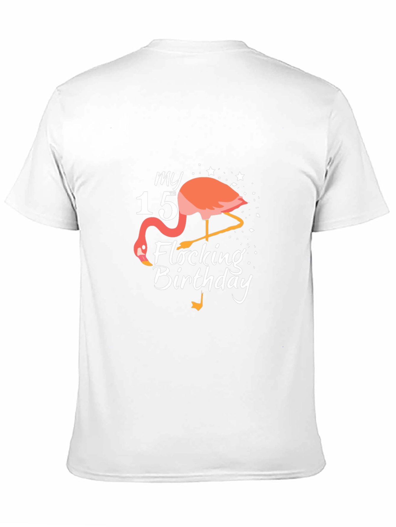 My 15th Flocking Birthday T-Shirt Flamingo