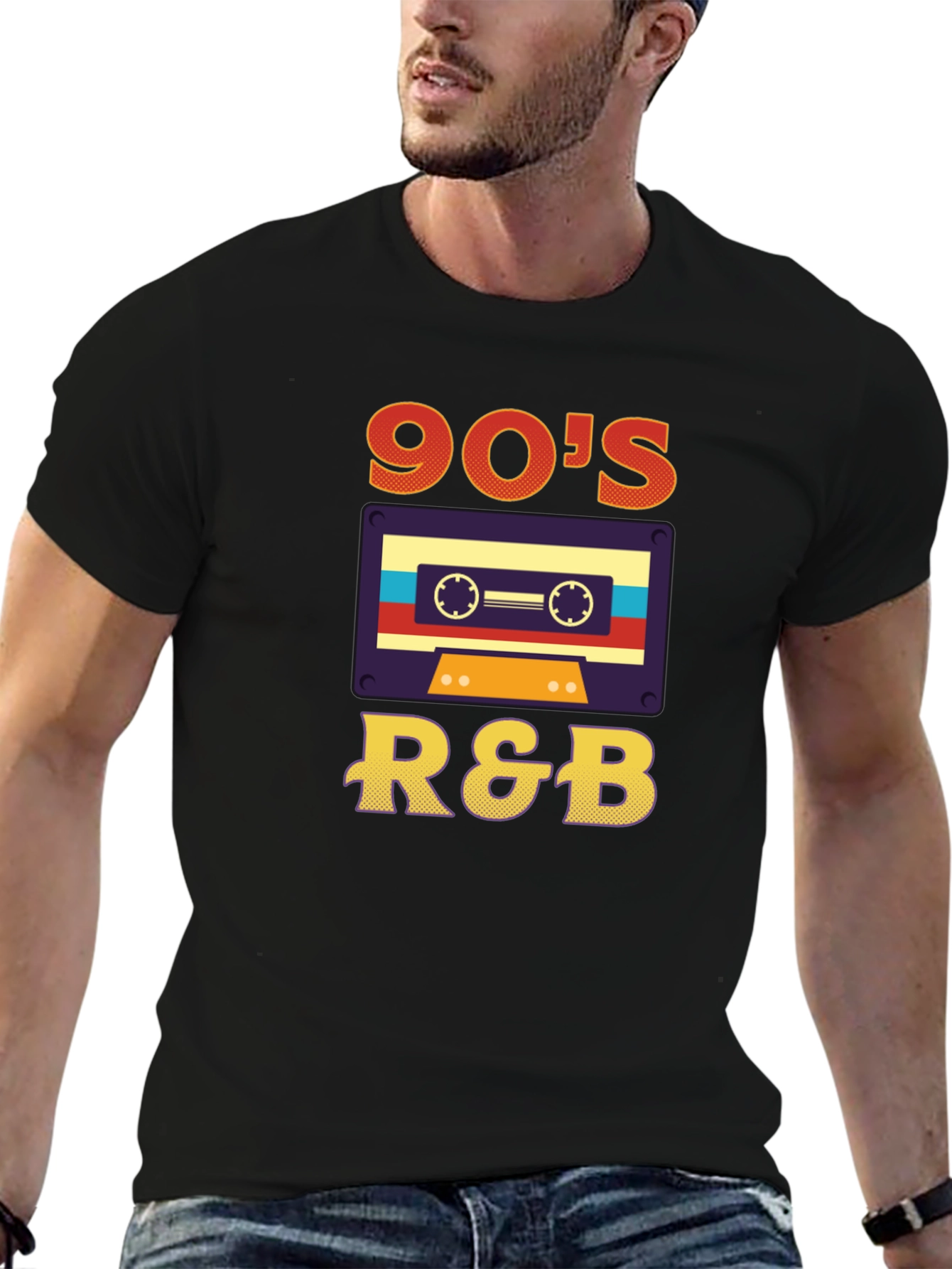 90s R&B Cassette Tape Graphic T-Shirt