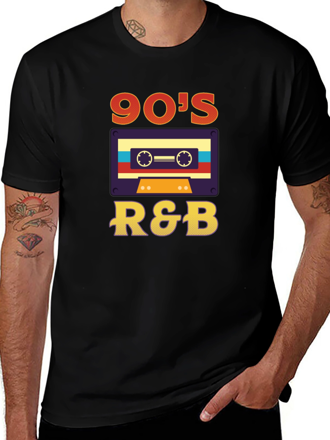 90s R&B Cassette Tape Graphic T-Shirt
