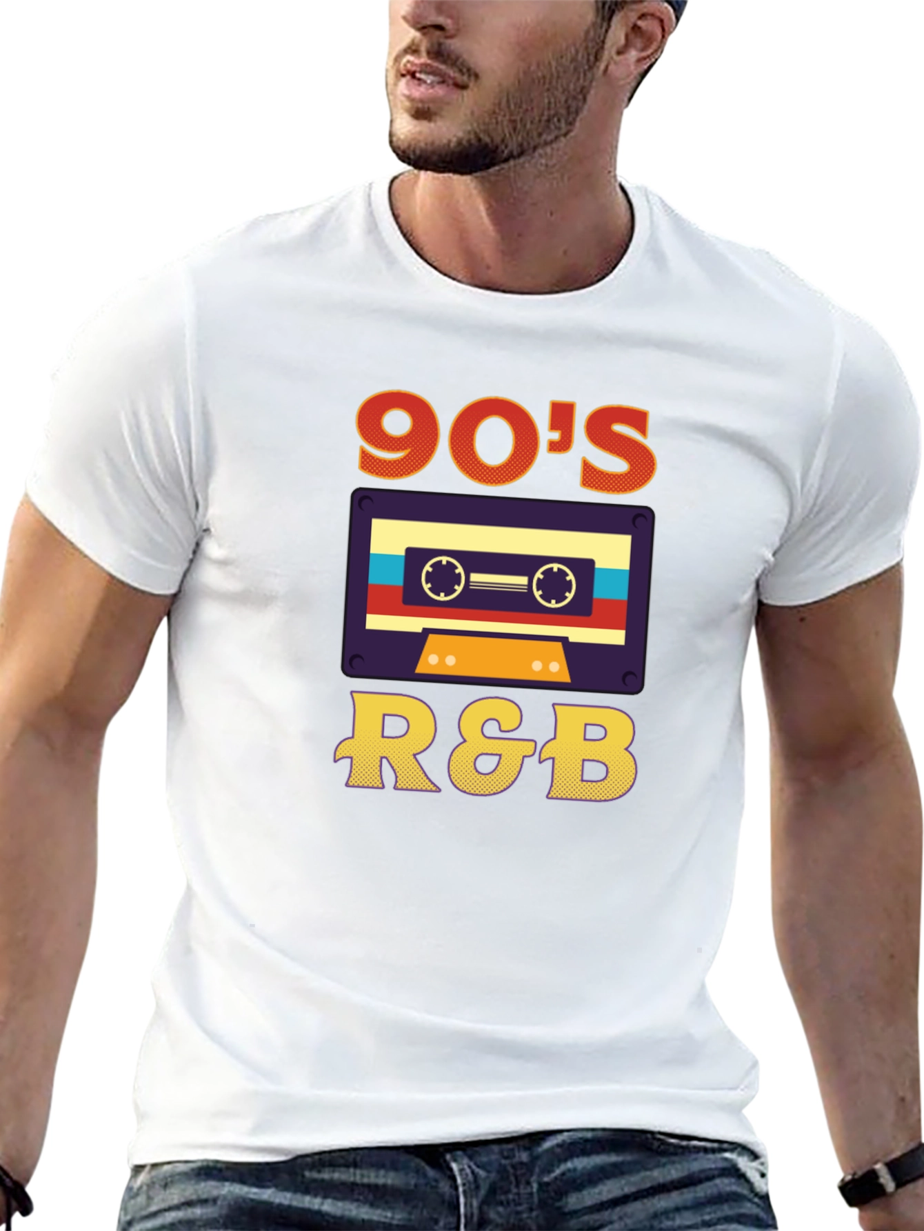90s R&B Cassette Tape Graphic T-Shirt