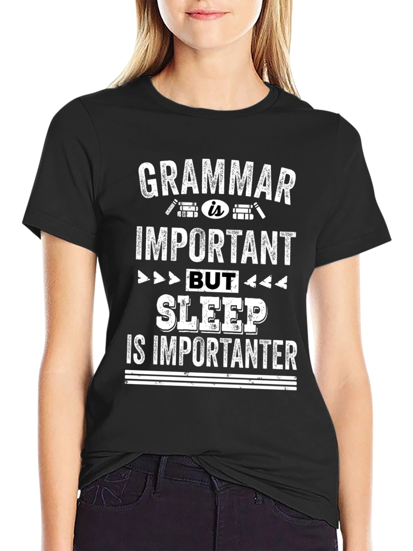 Funny Grammar Sleep T-Shirt