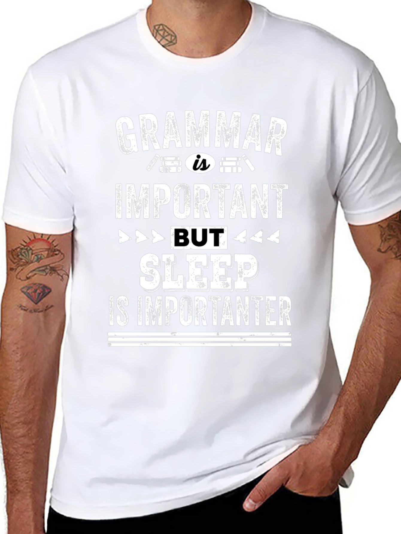 Funny Grammar Sleep T-Shirt