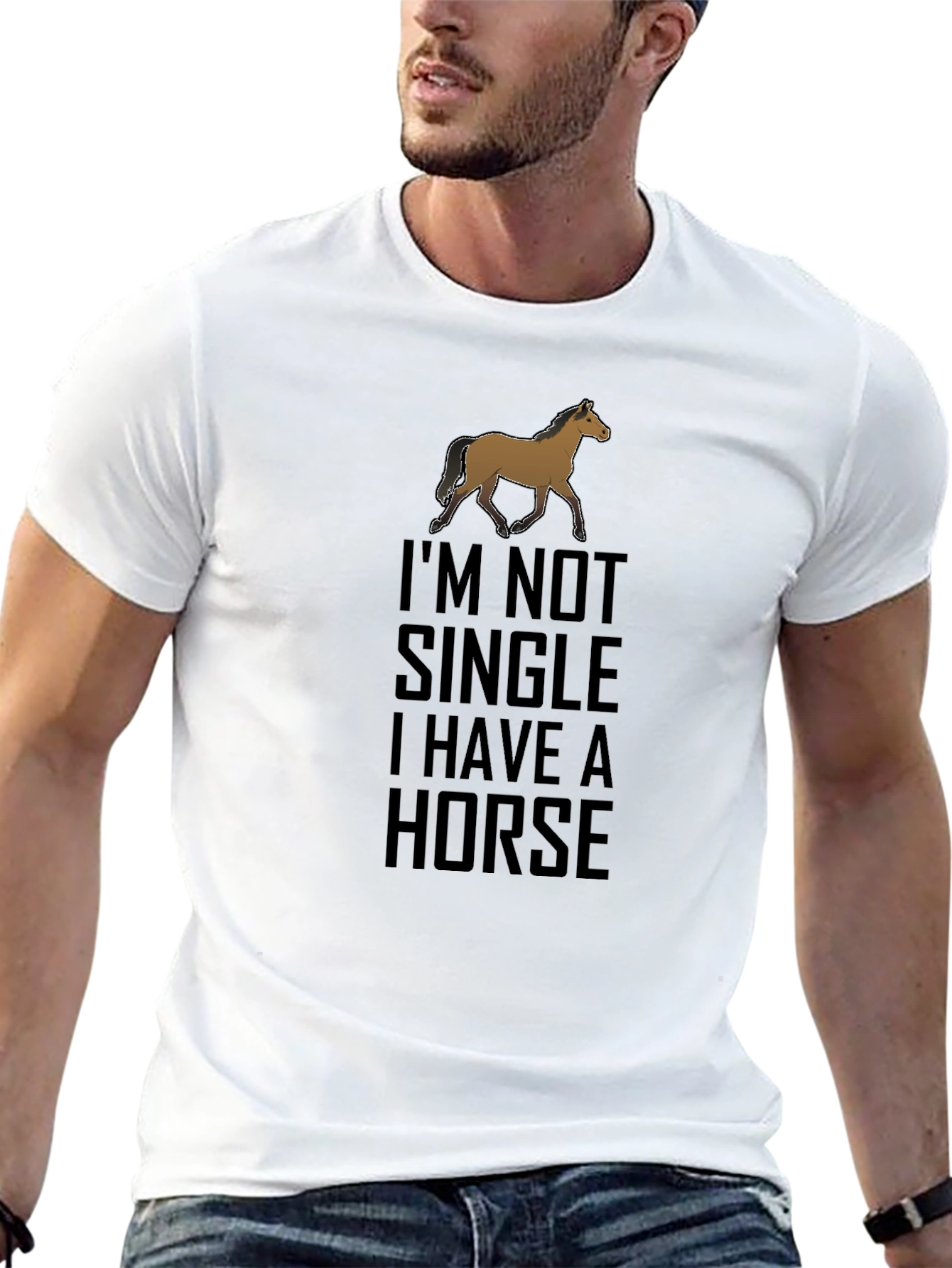 Im Not Single I Have A Horse T-Shirt