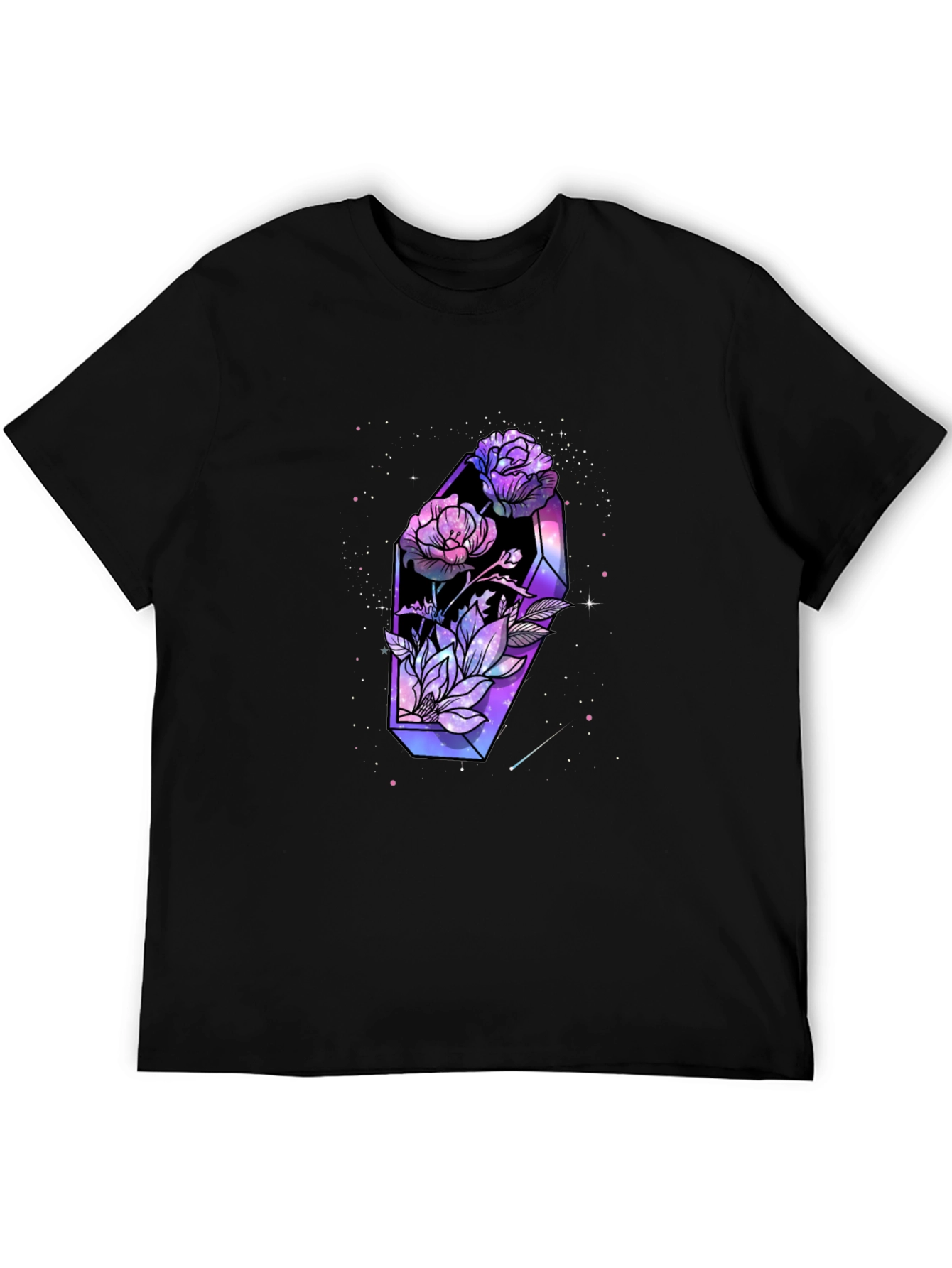 Floral Coffin Graphic Tee