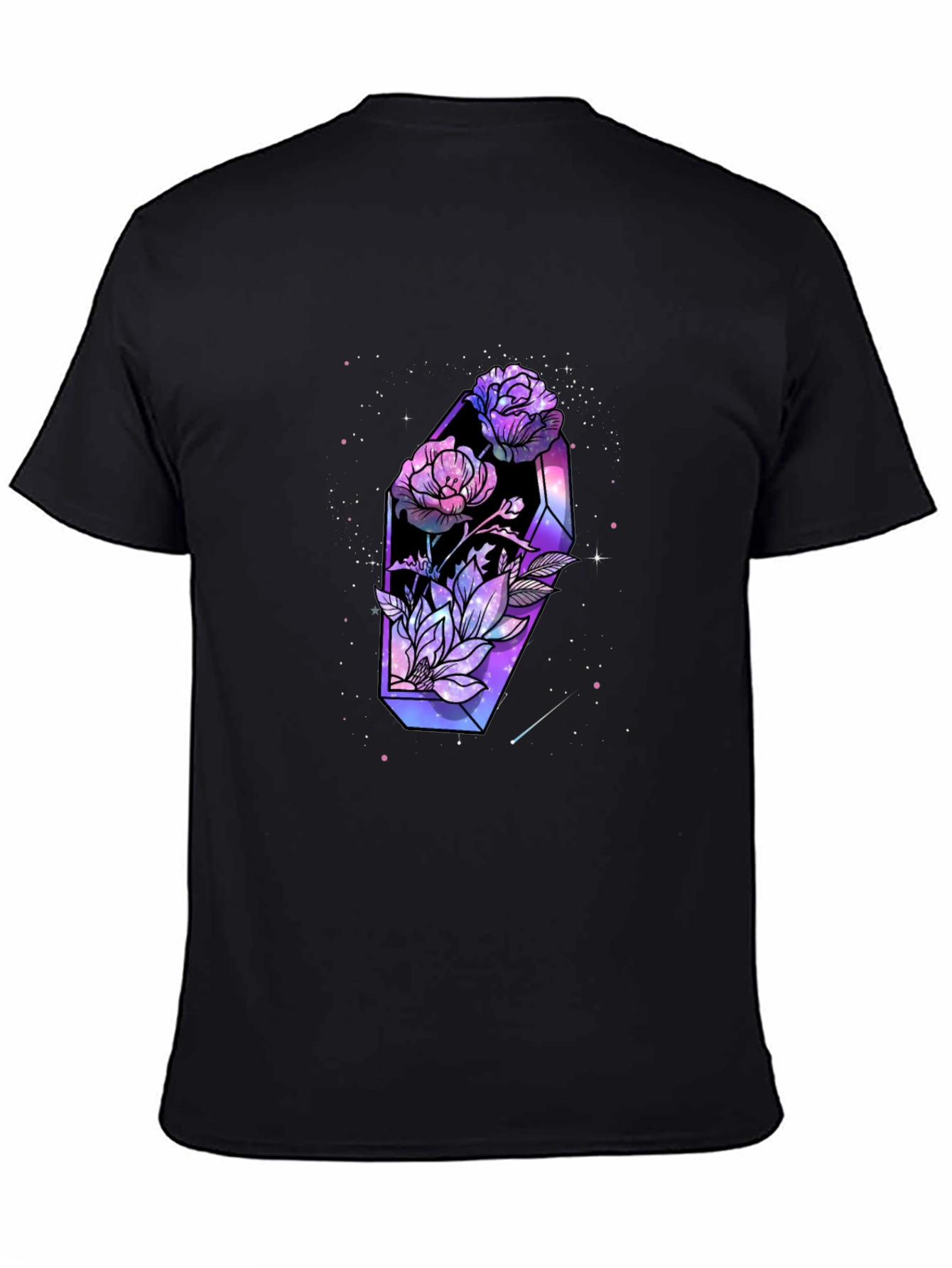 Floral Coffin Graphic Tee