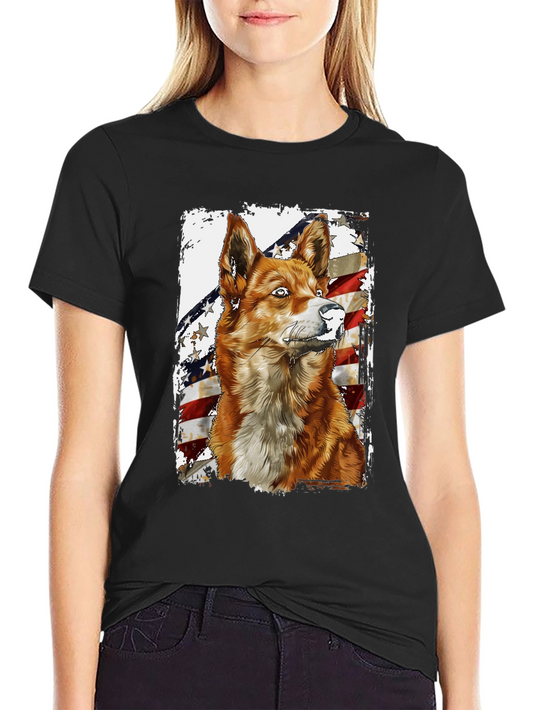 Patriotic Dog Graphic Tee