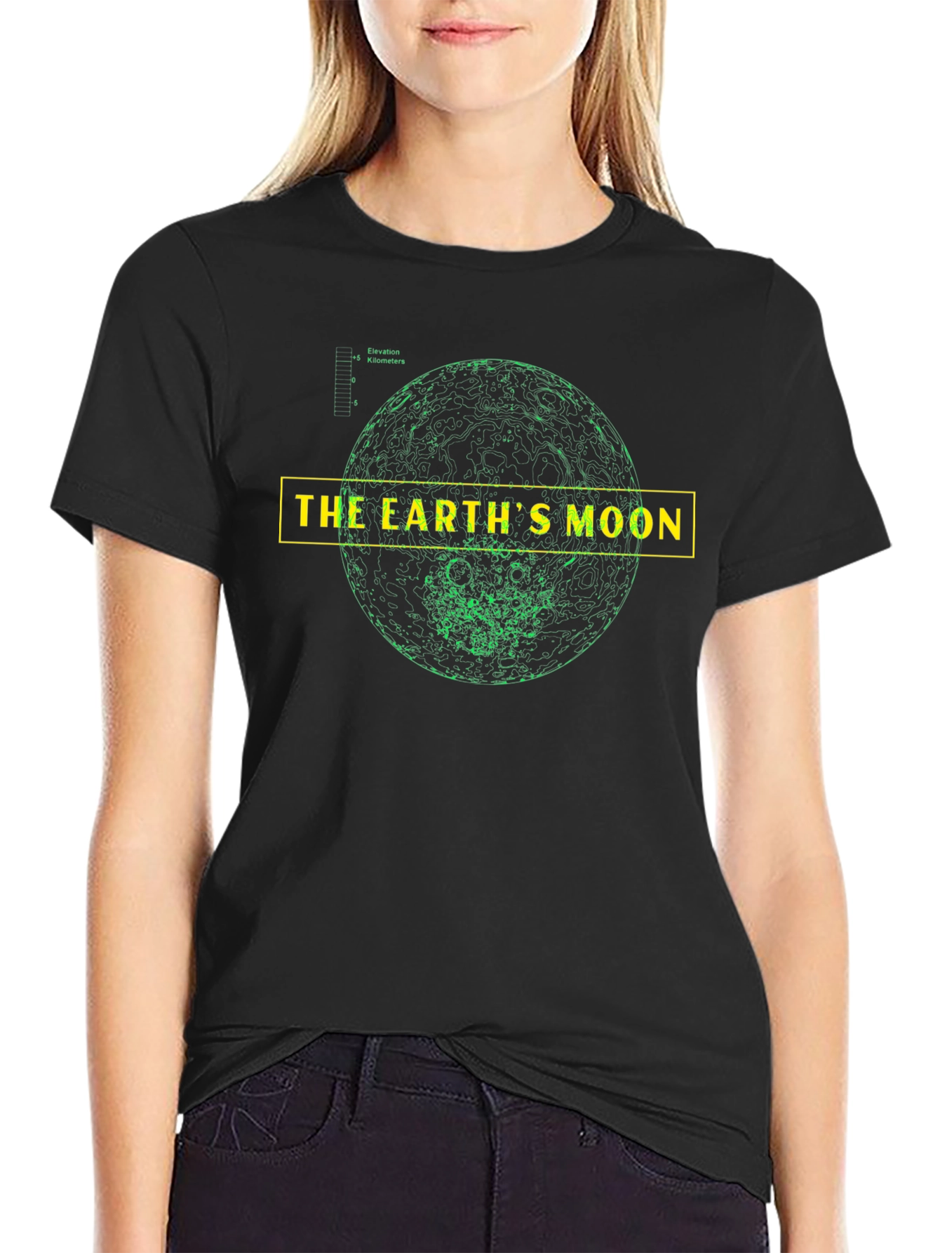 Earths Moon Graphic T-Shirt