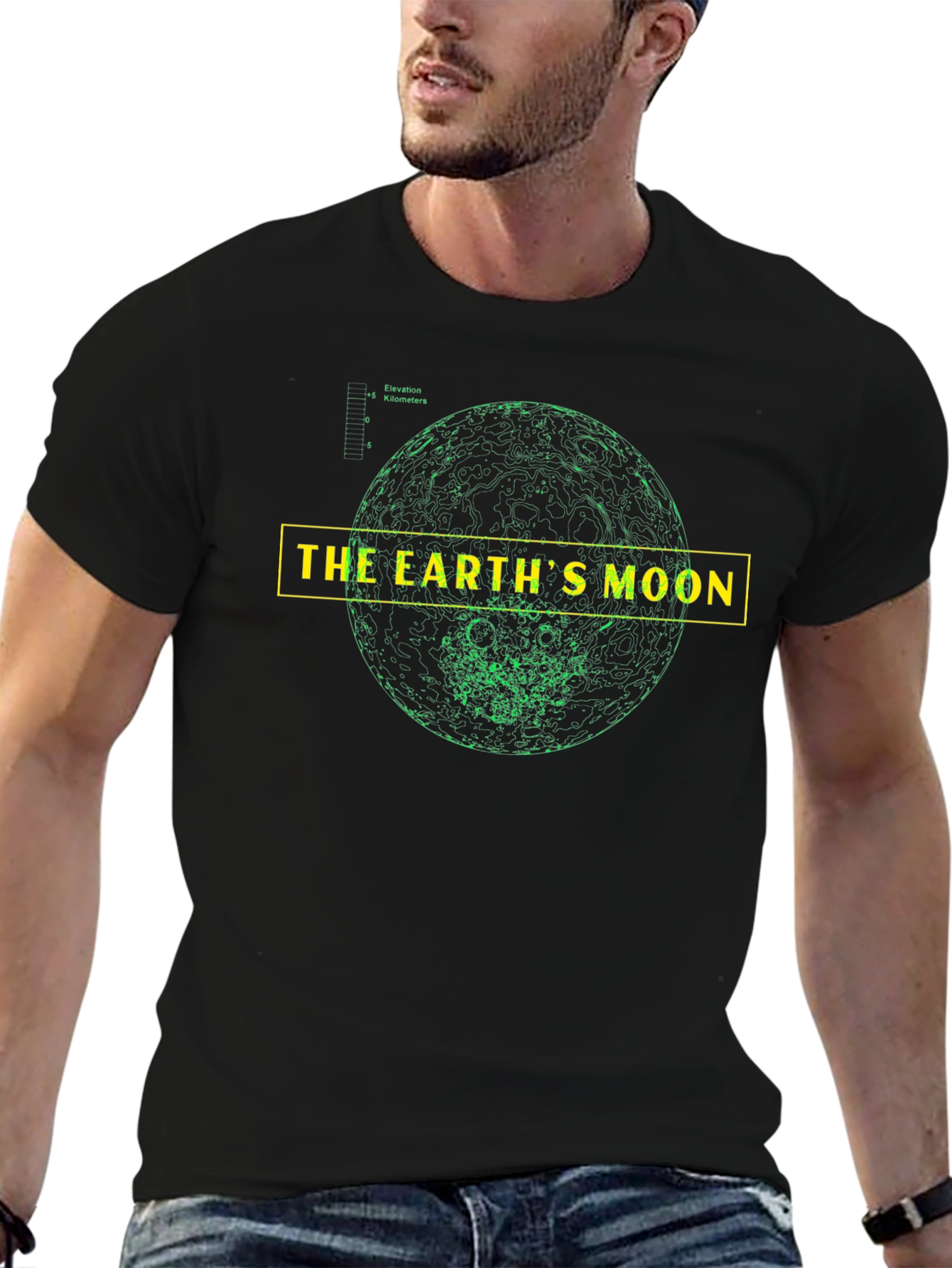 Earths Moon Graphic T-Shirt