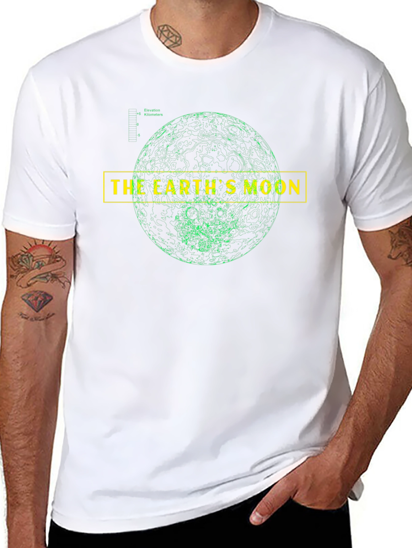 Earths Moon Graphic T-Shirt